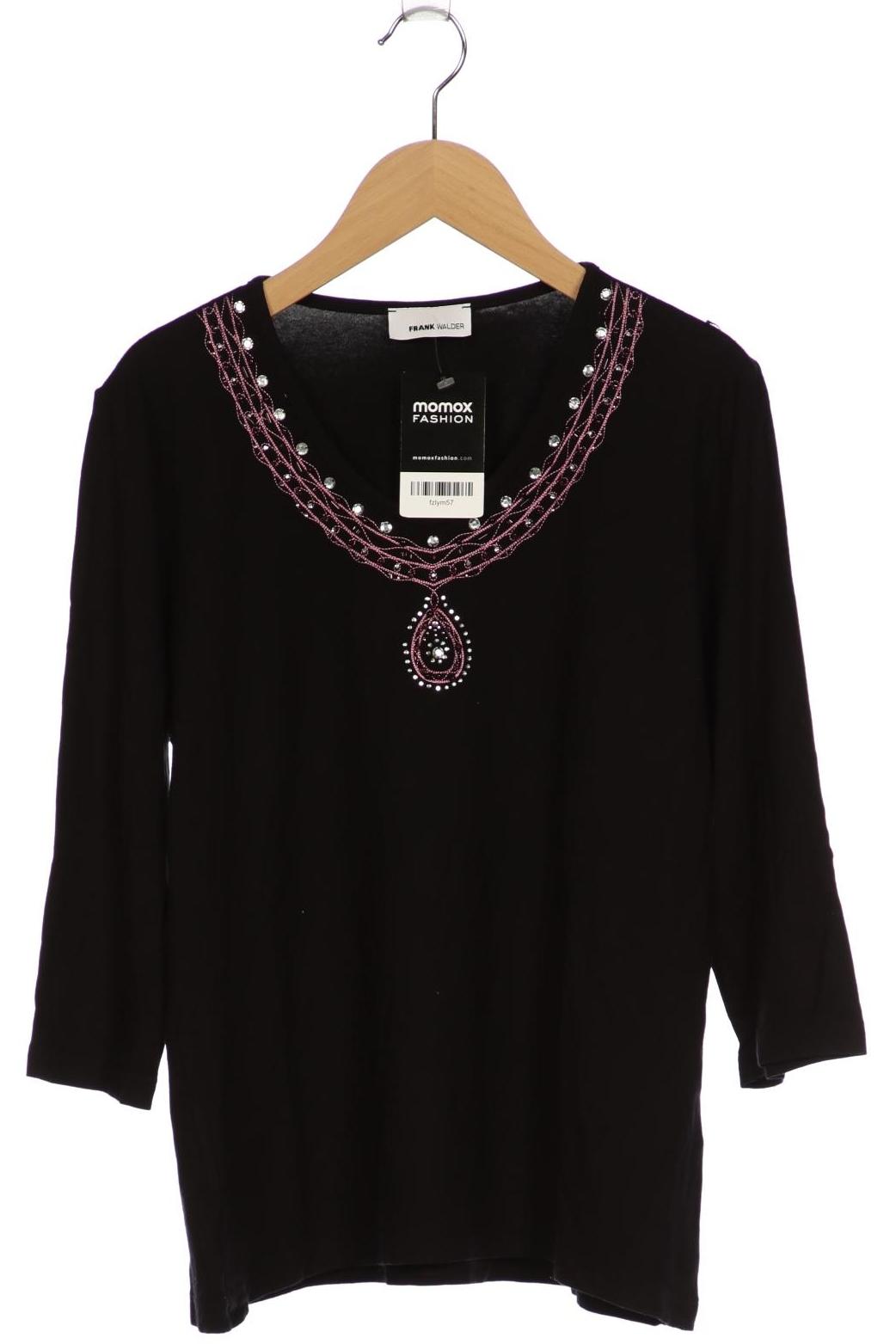 

Frank Walder Damen Langarmshirt, schwarz, Gr. 40