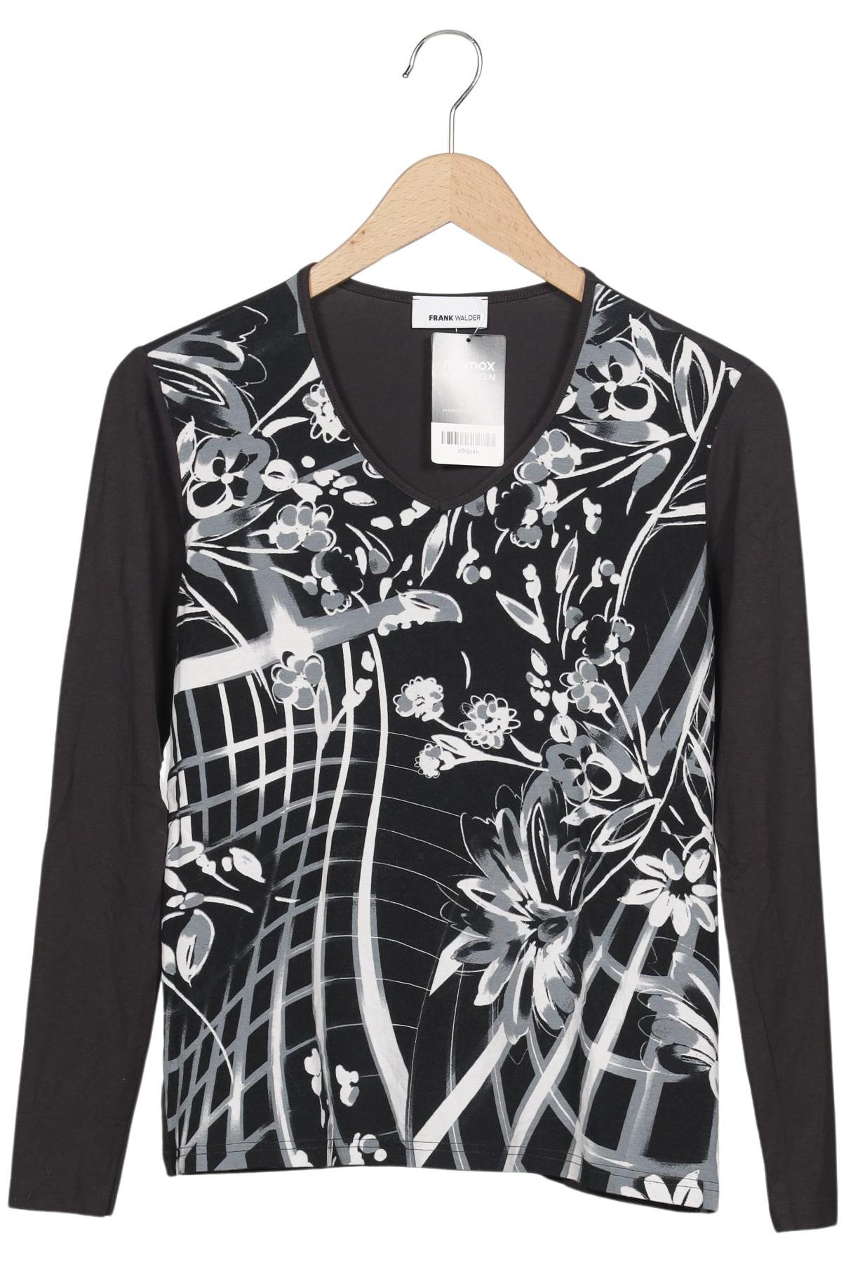 

Frank Walder Damen Langarmshirt, schwarz, Gr. 38