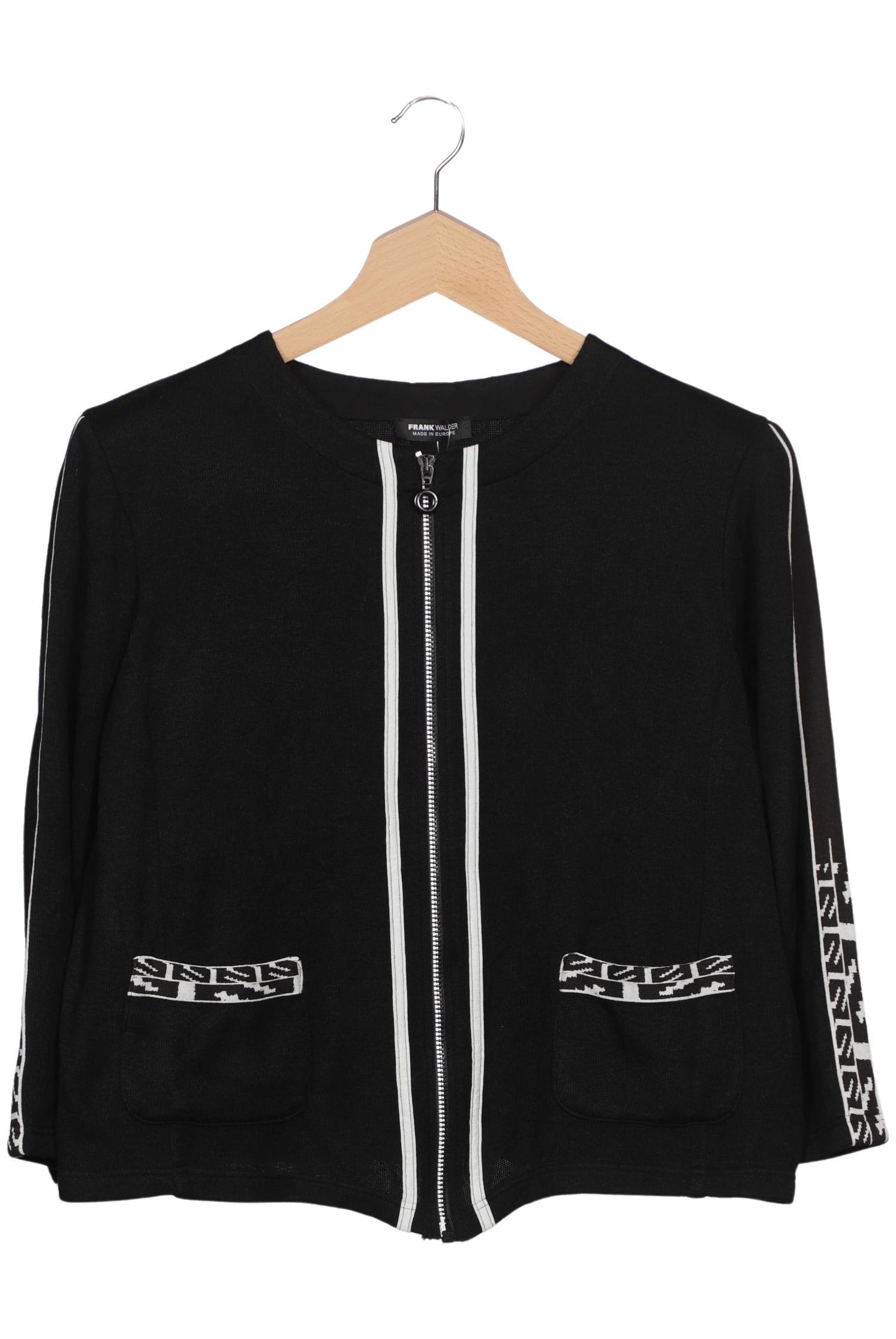 

Frank Walder Damen Strickjacke, schwarz, Gr. 46