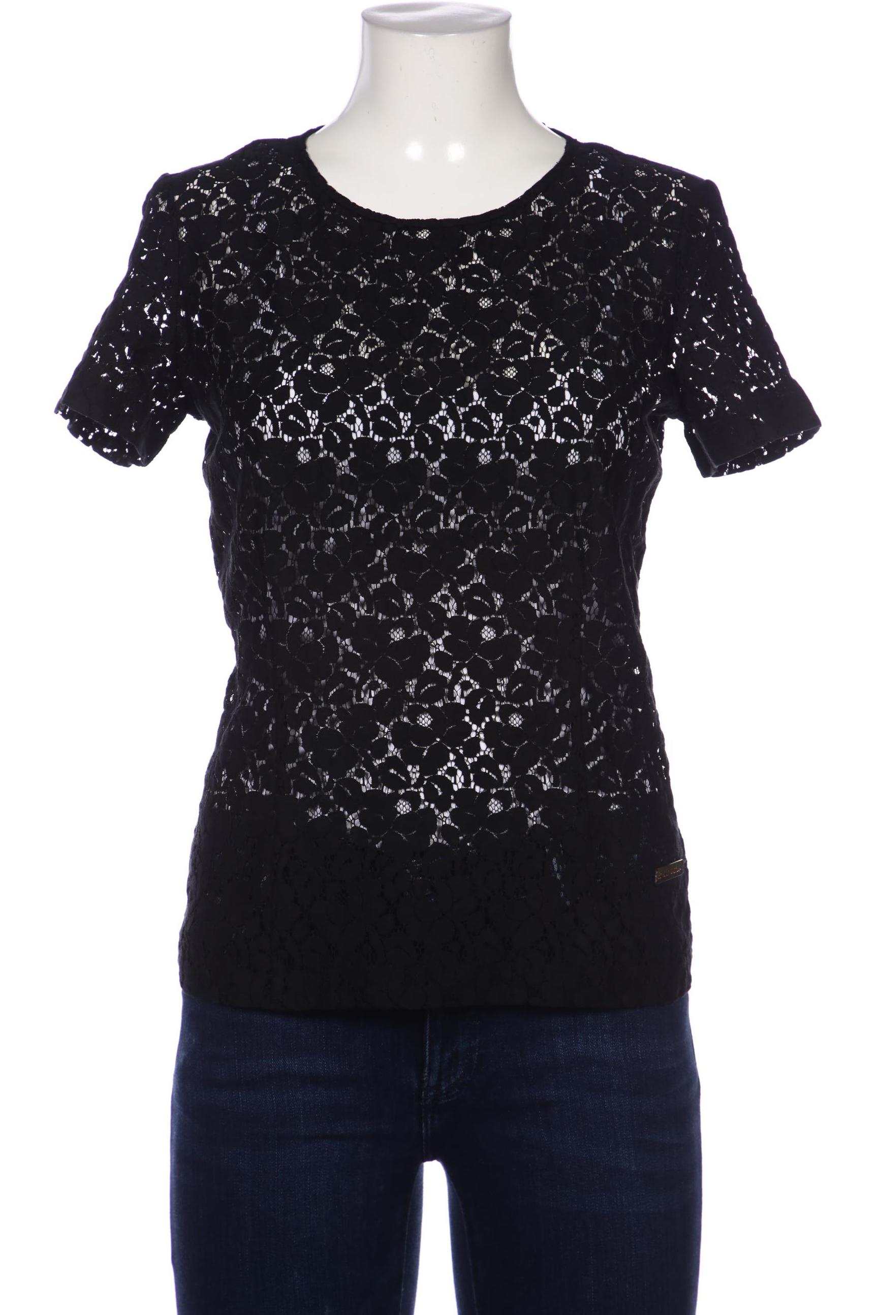 

frankie morello Damen Bluse, schwarz