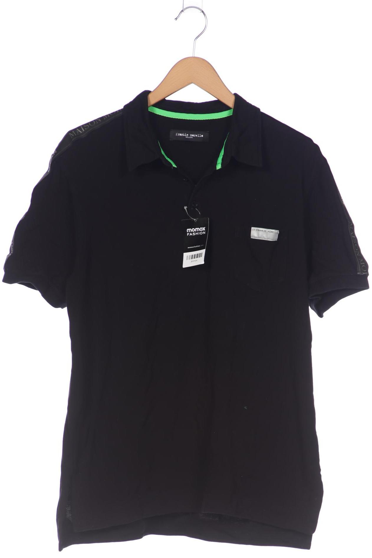 

frankie morello Herren Poloshirt, schwarz, Gr. 56