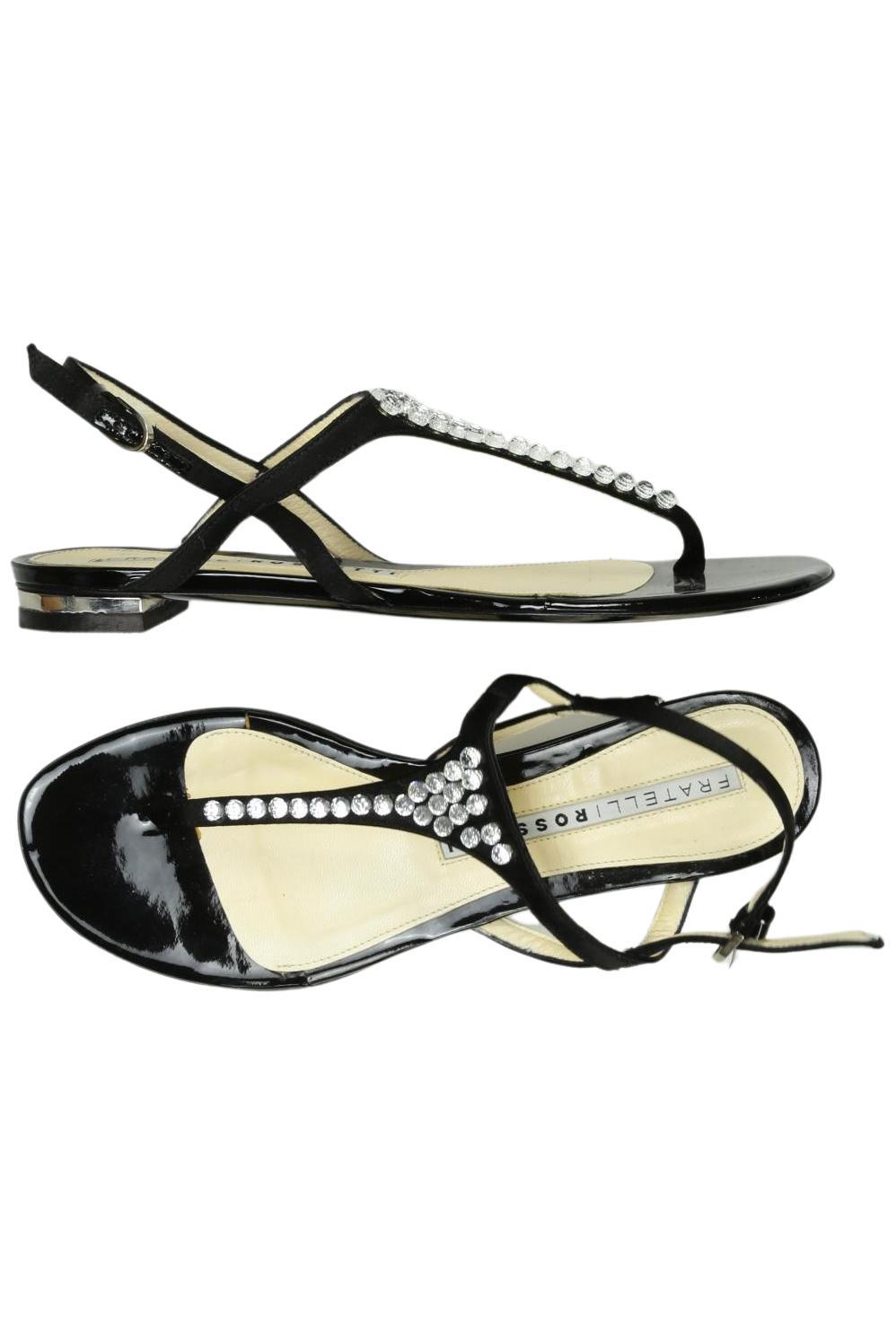 

Fratelli Rossetti Damen Sandale, schwarz, Gr. 37