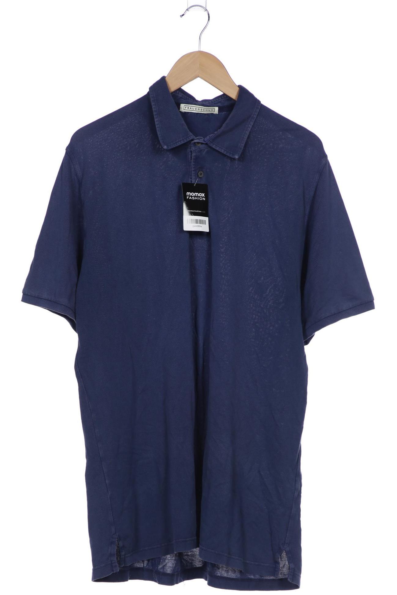 

Frauenschuh Herren Poloshirt, blau, Gr. 58
