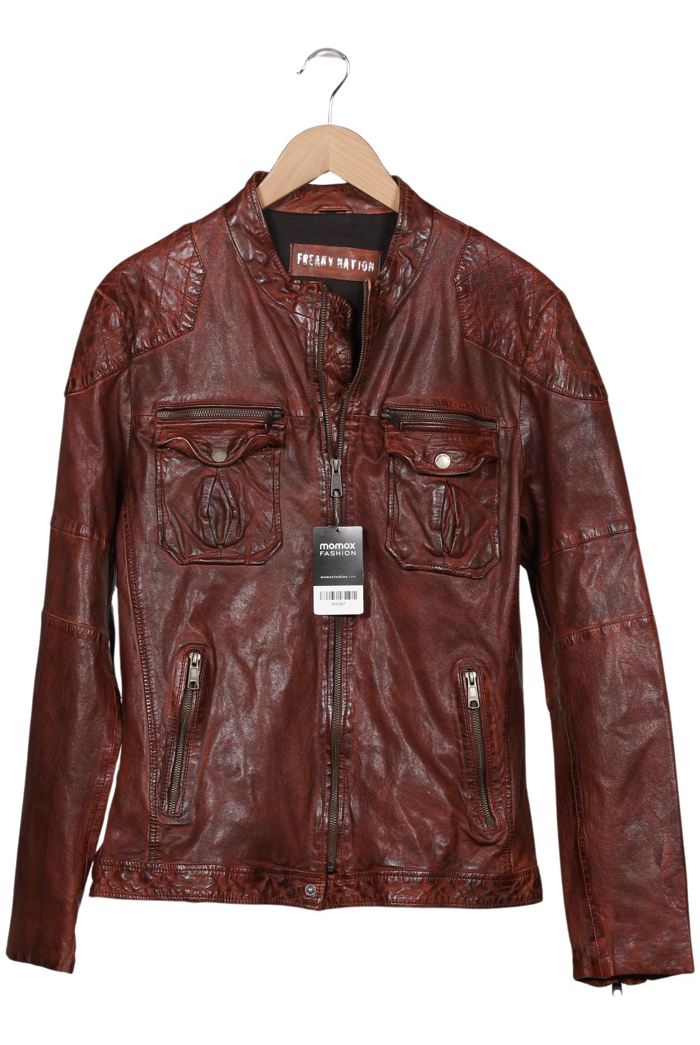 

Freaky Nation Herren Jacke, bordeaux, Gr. 52
