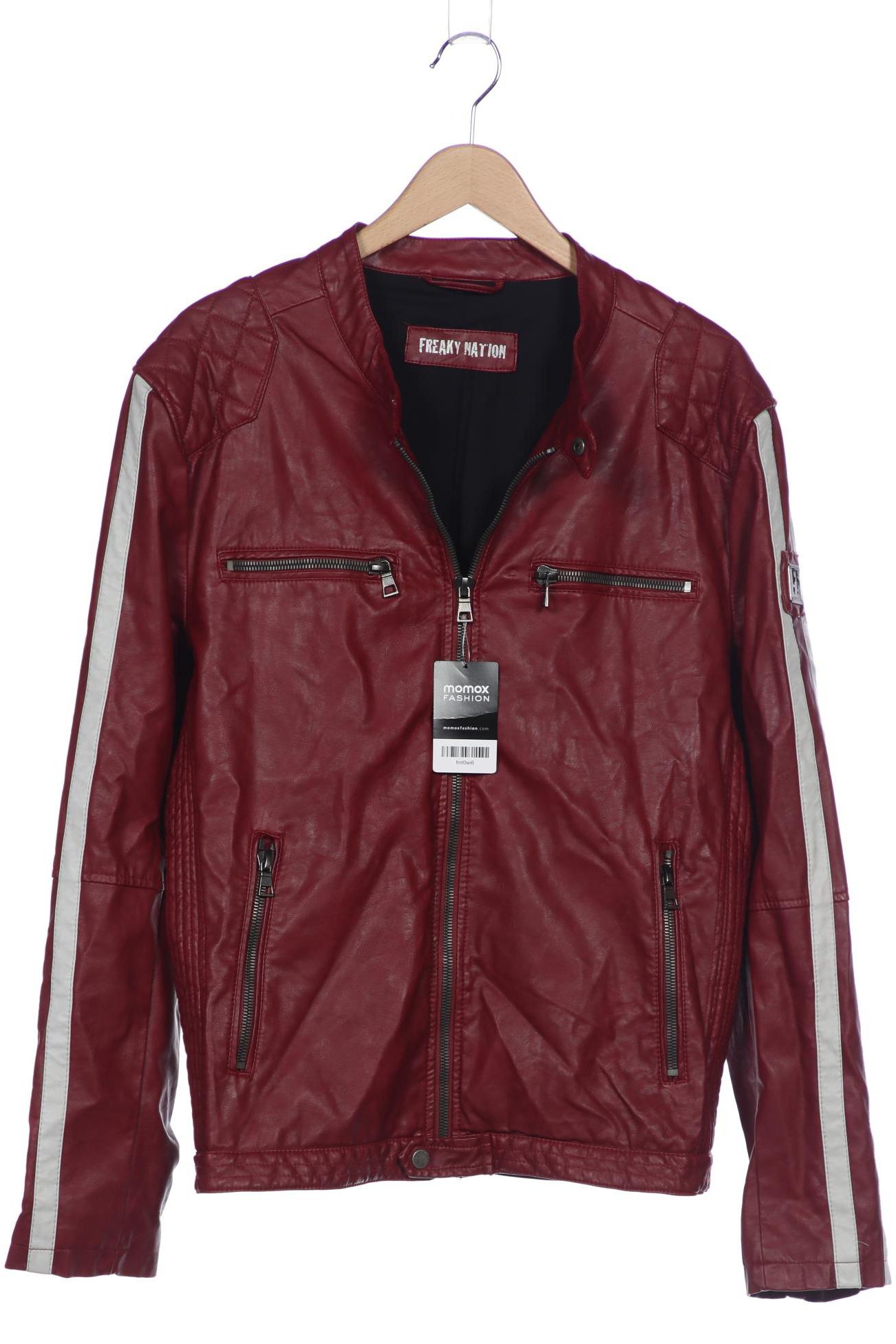 

Freaky Nation Herren Jacke, bordeaux, Gr. 56