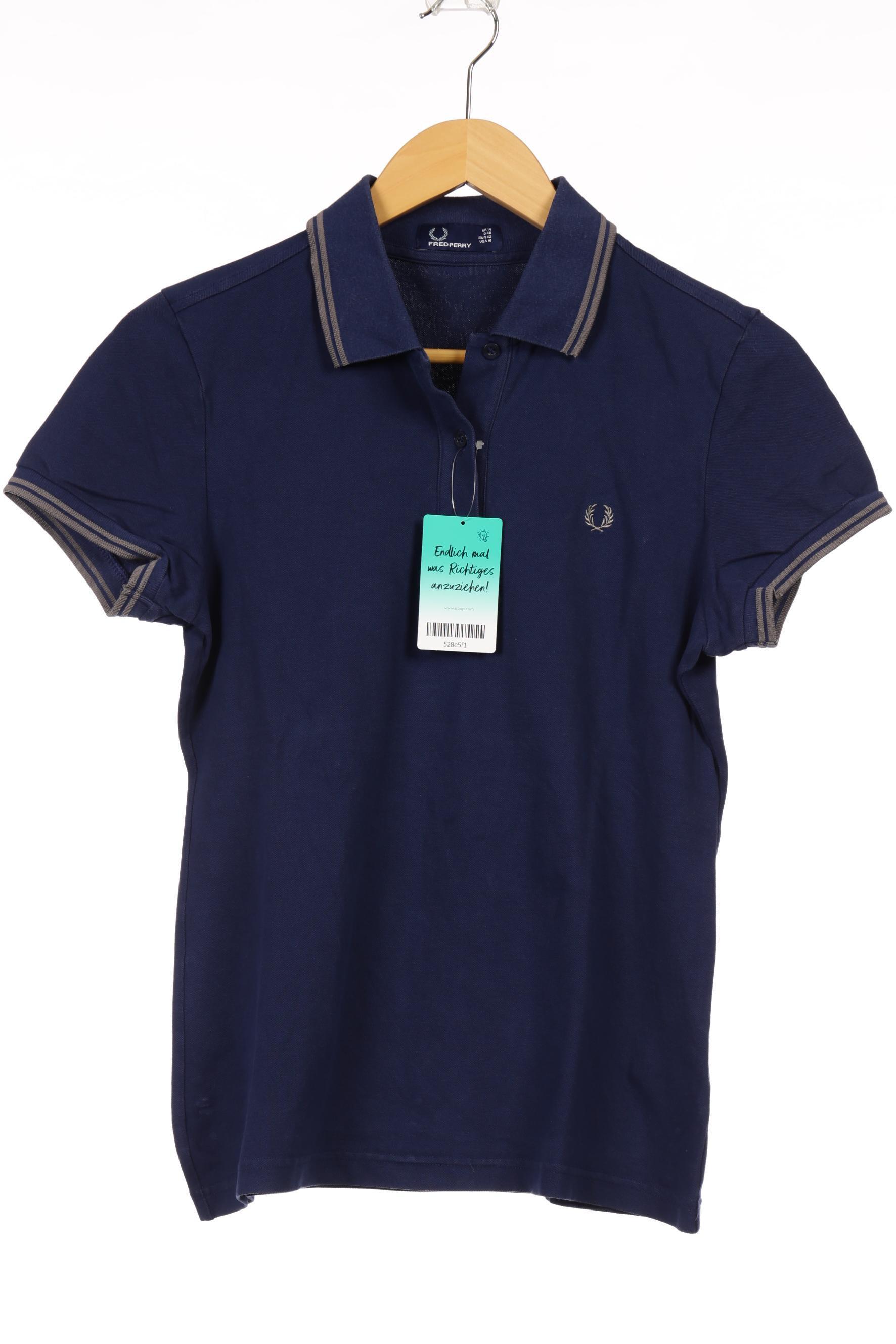 

Fred Perry Damen Poloshirt, blau, Gr. 42