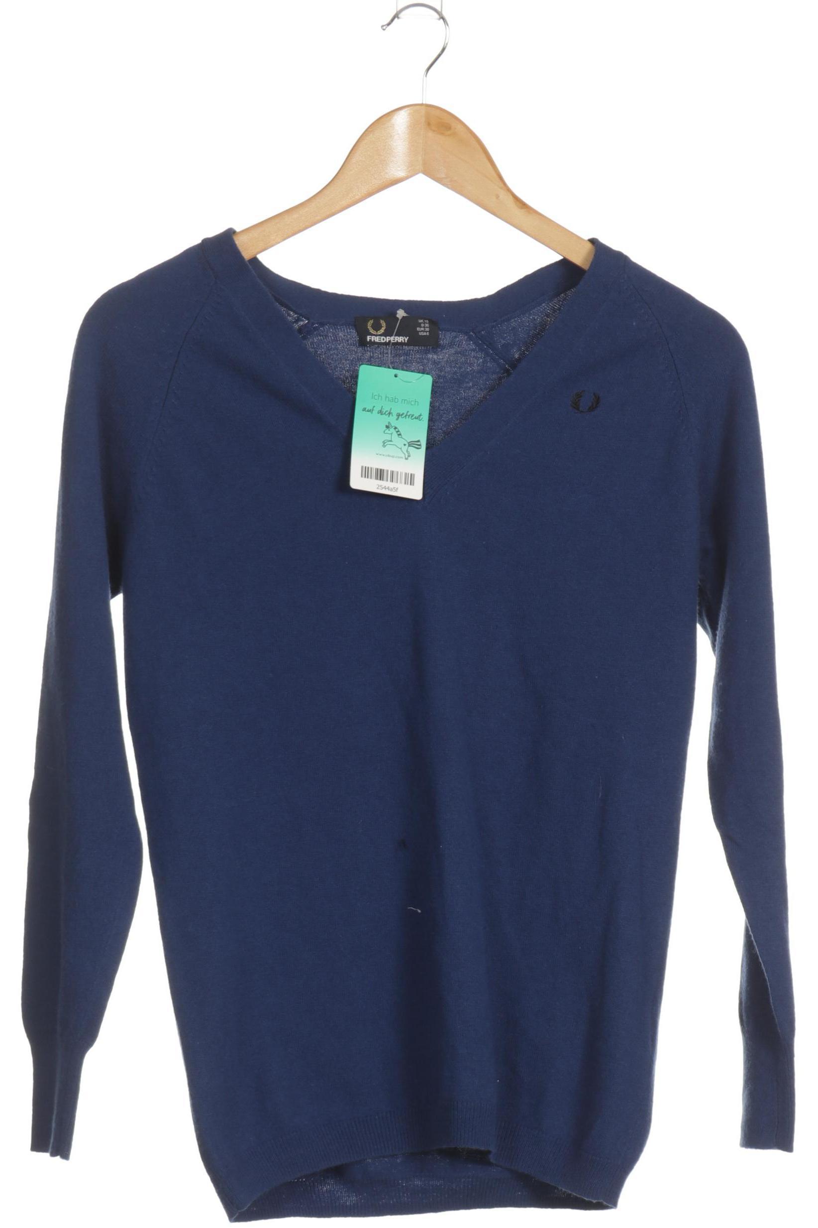 

Fred Perry Damen Pullover, blau, Gr. 36
