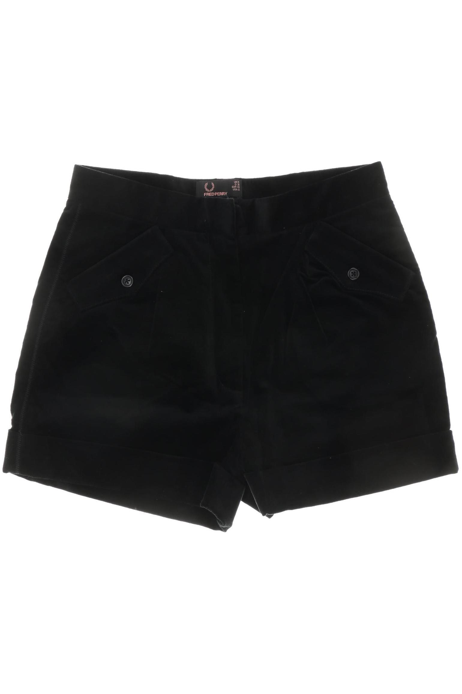 

Fred Perry Damen Shorts, schwarz, Gr. 38