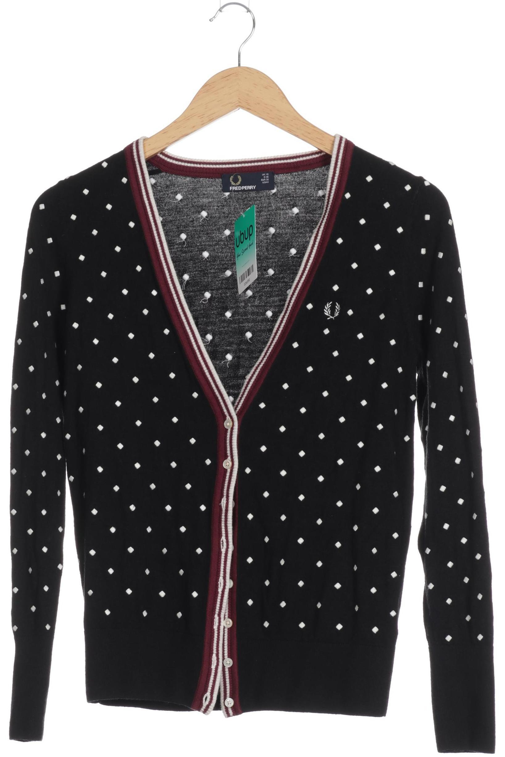 

Fred Perry Damen Strickjacke, schwarz, Gr. 36