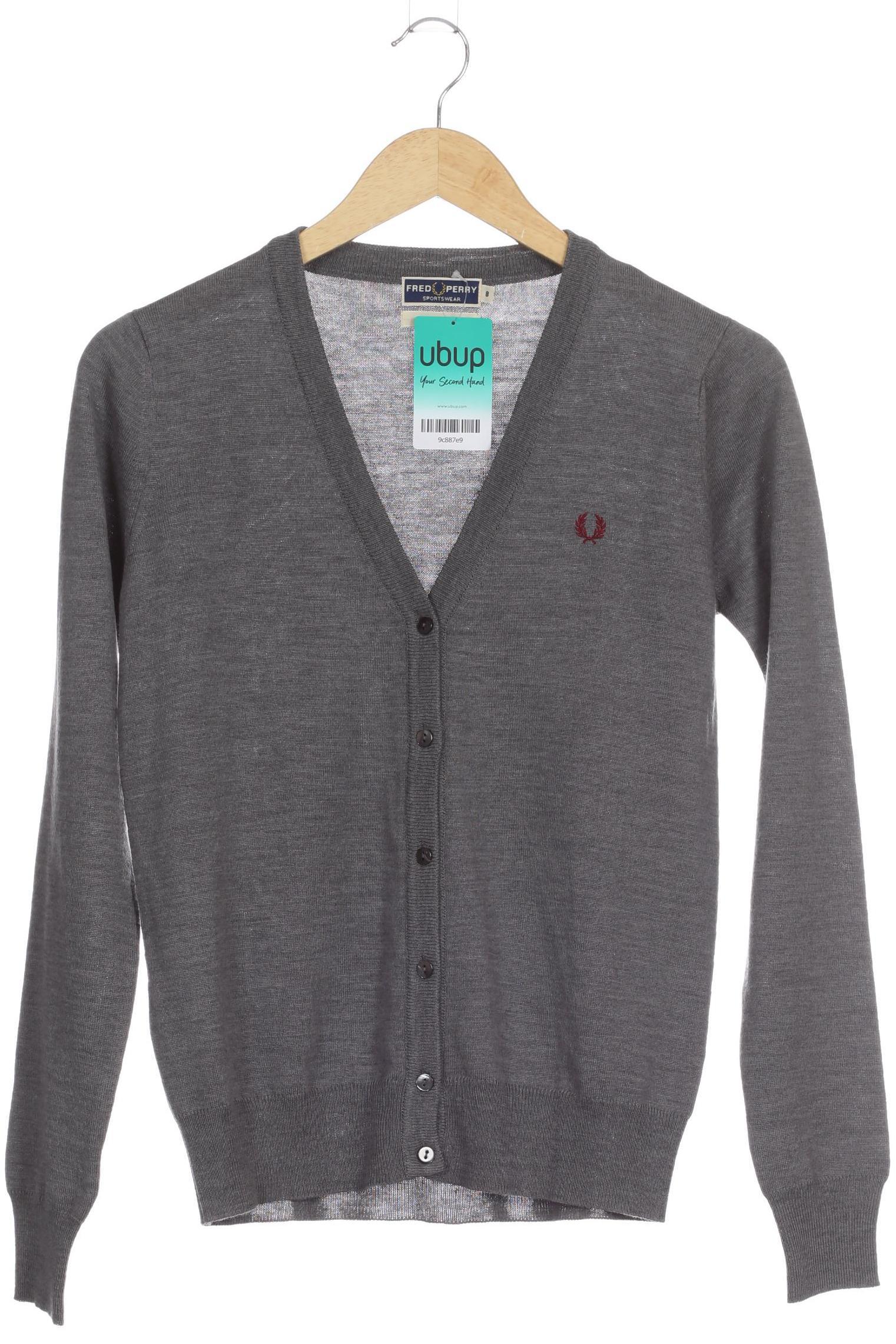 

Fred Perry Damen Strickjacke, grau, Gr.