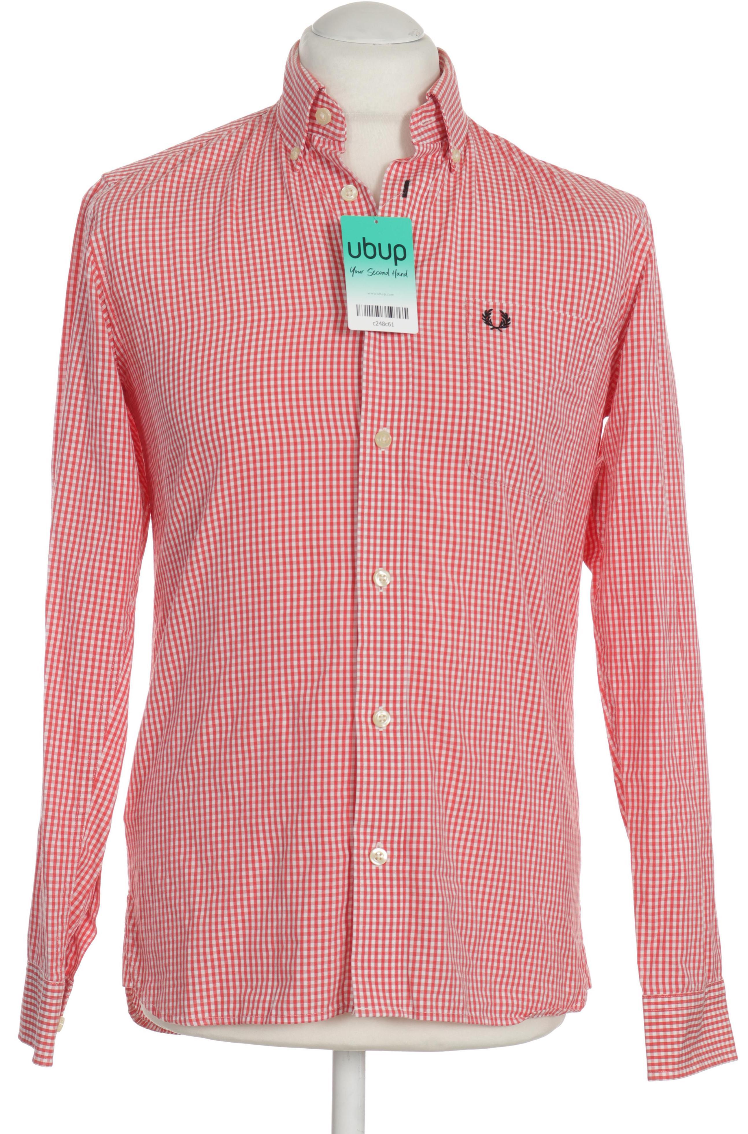 Thumbnail - Fred Perry Herren Hemd, rot, Gr.