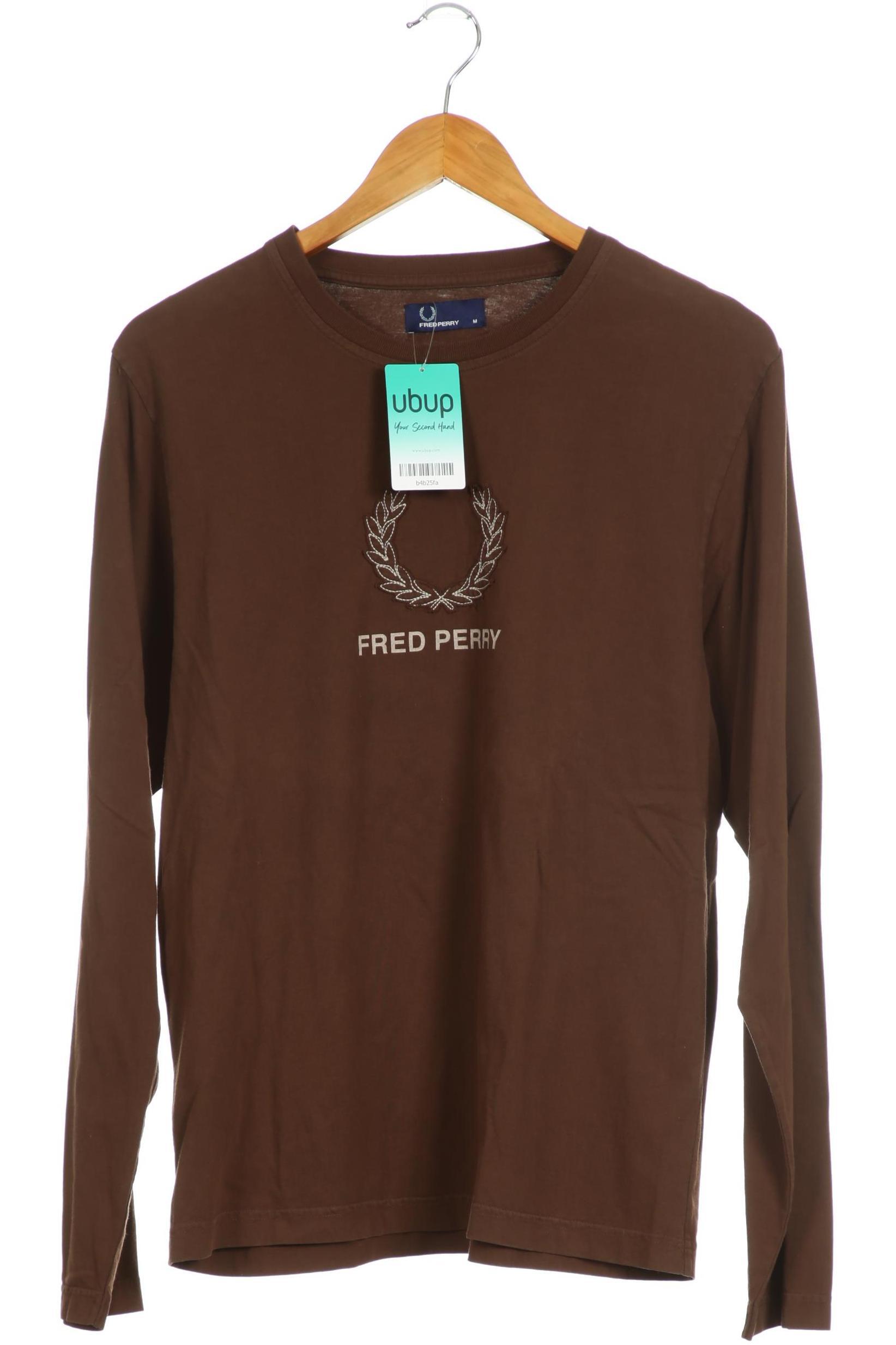 

Fred Perry Herren Langarmshirt, braun, Gr.