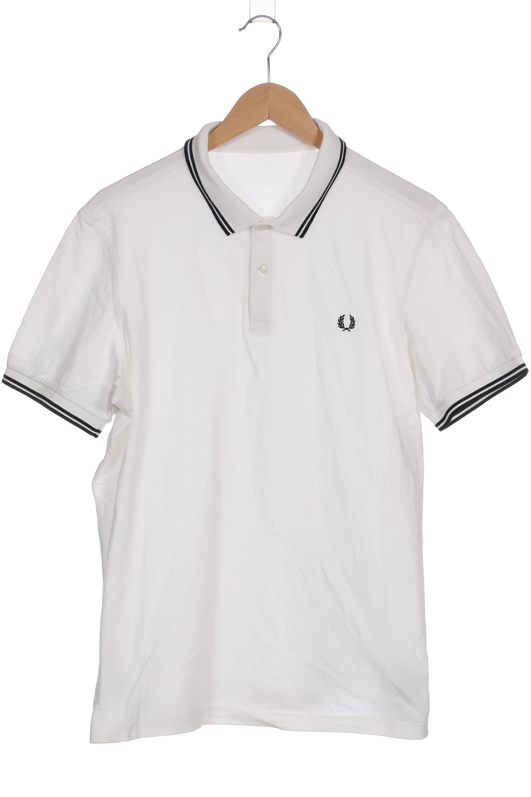 Thumbnail - Fred Perry Herren Poloshirt, weiß, Gr.