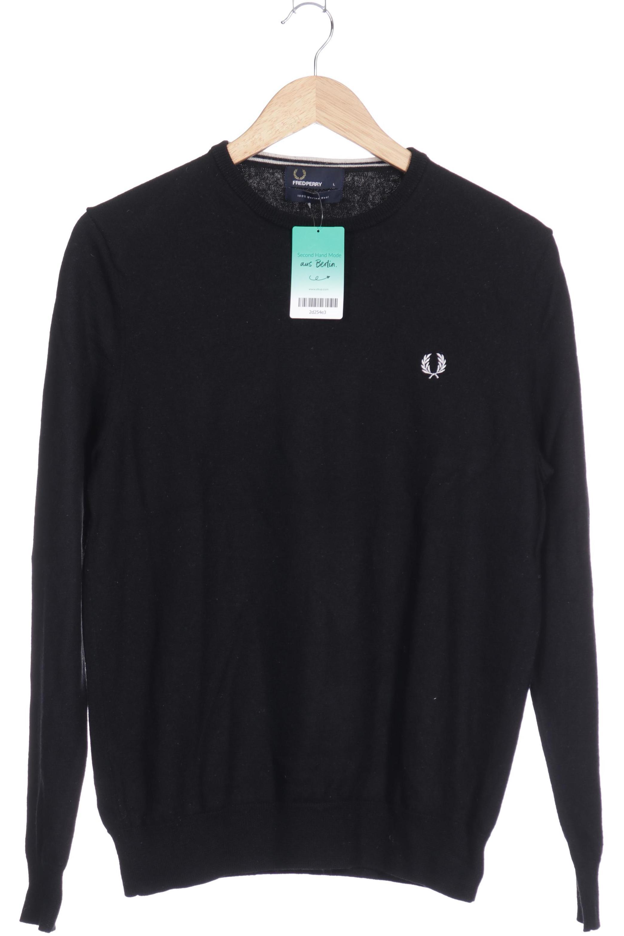 Thumbnail - Fred Perry Herren Pullover, schwarz, Gr.
