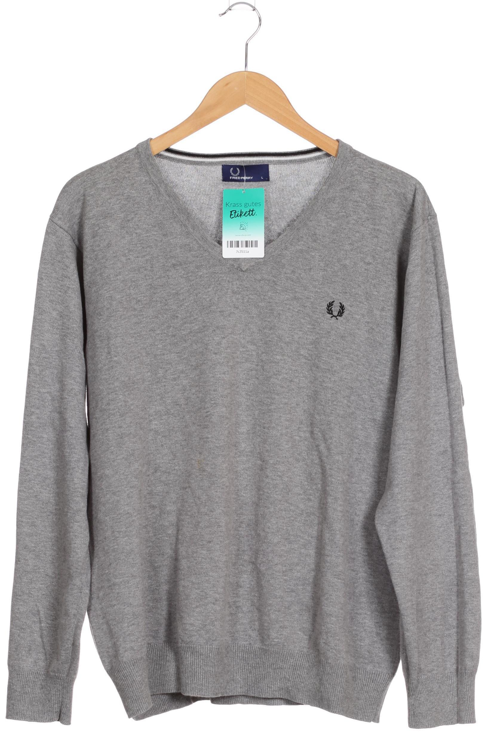 Thumbnail - Fred Perry Herren Pullover, grau, Gr.