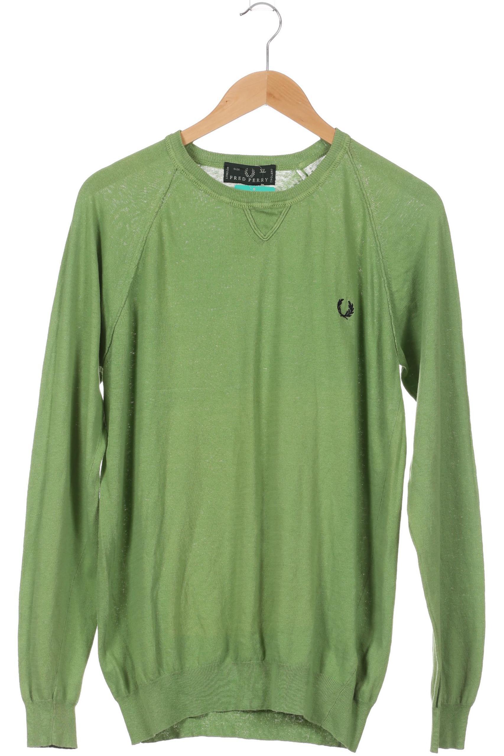 Thumbnail - Fred Perry Herren Pullover, grün, Gr.