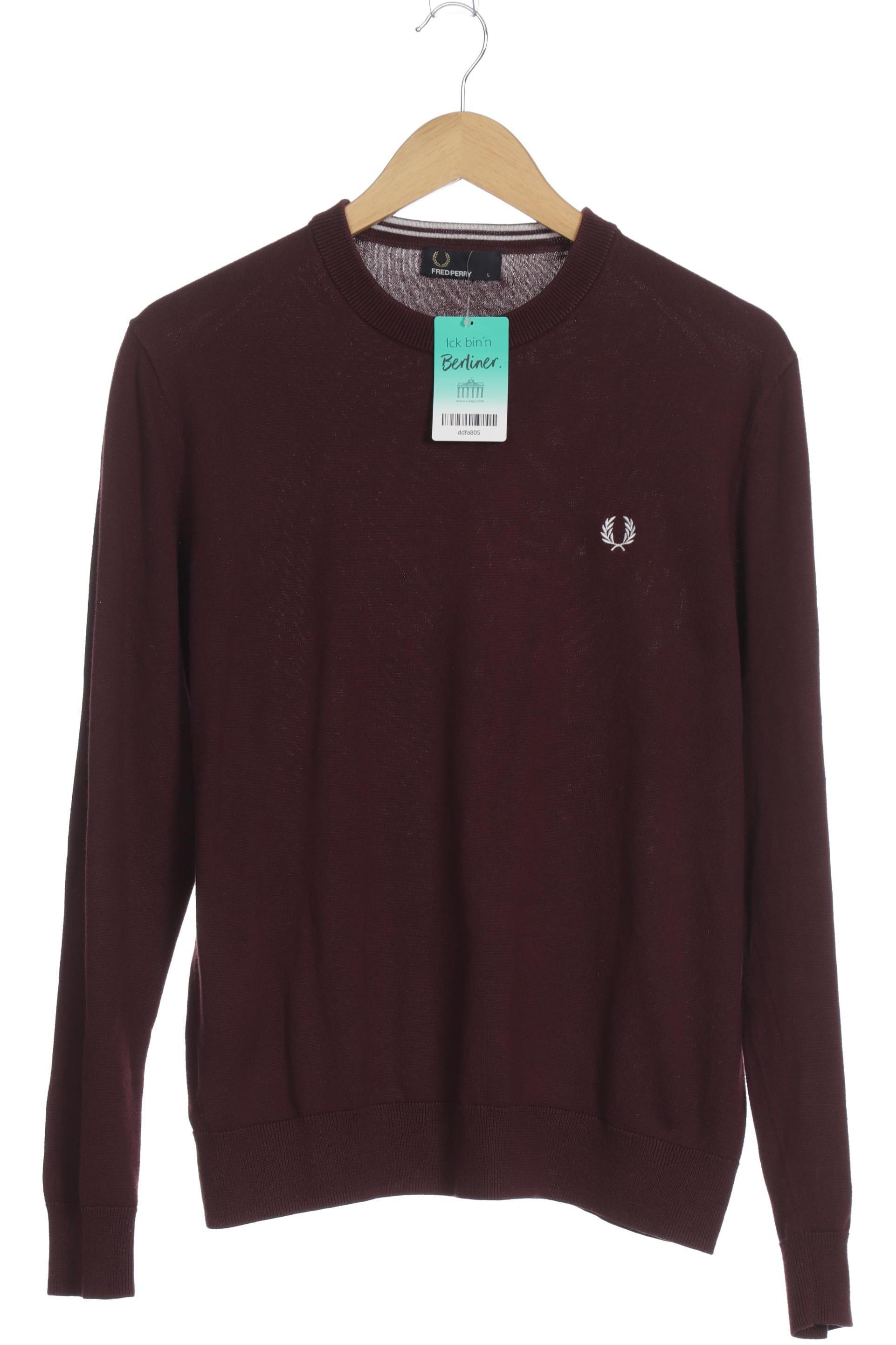Thumbnail - Fred Perry Herren Pullover, rot, Gr.