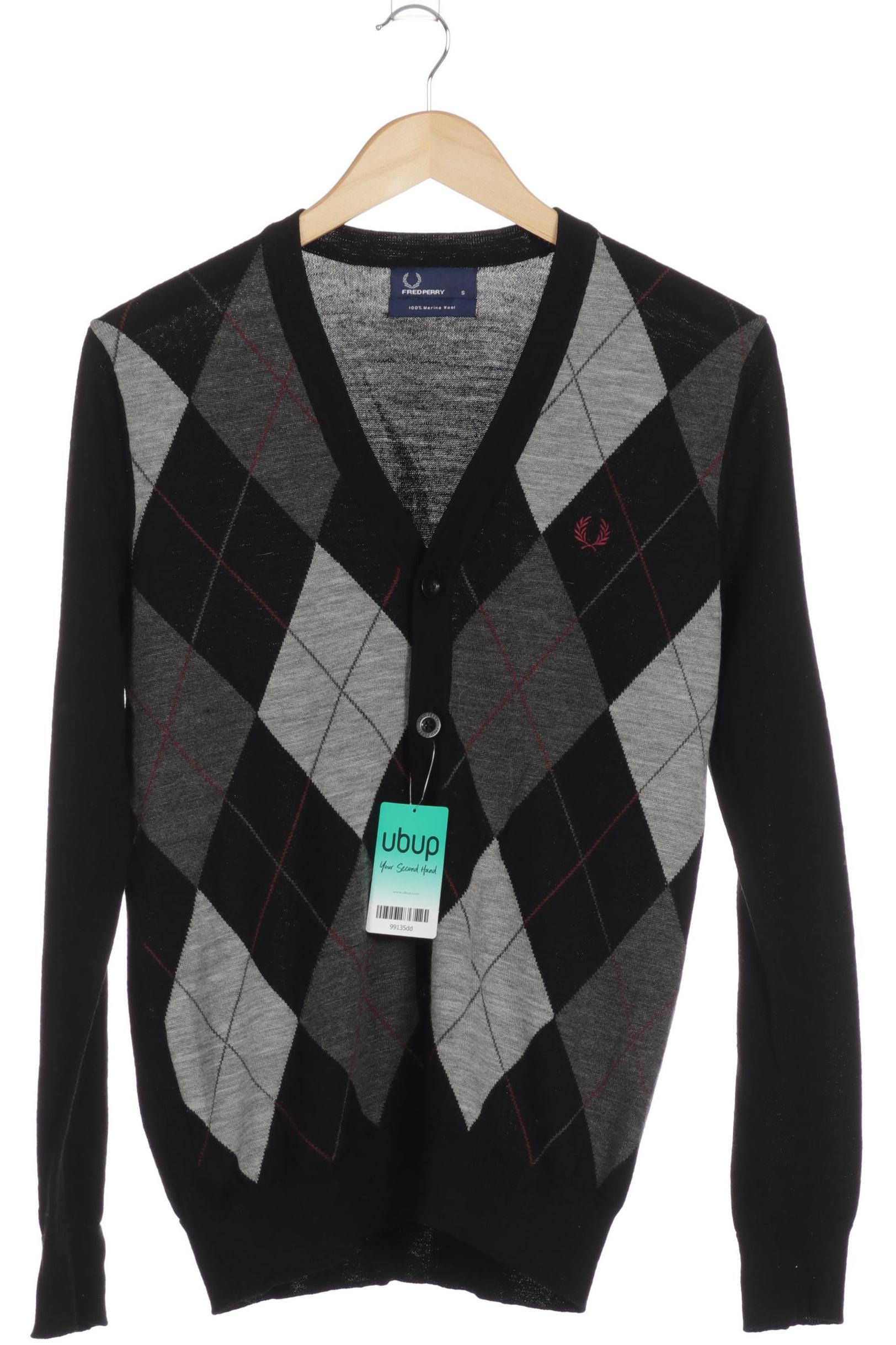 

Fred Perry Herren Strickjacke, schwarz, Gr.