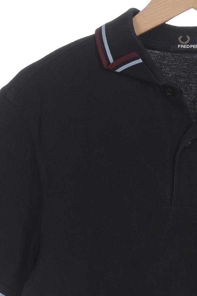 Thumbnail - Fred Perry Jungen Poloshirt, schwarz, Gr.