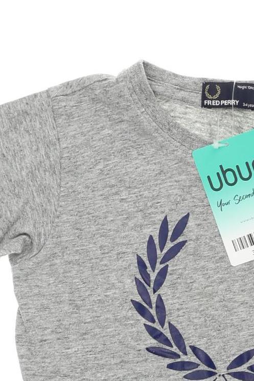 Thumbnail - Fred Perry Jungen T-Shirt, grau, Gr. 104