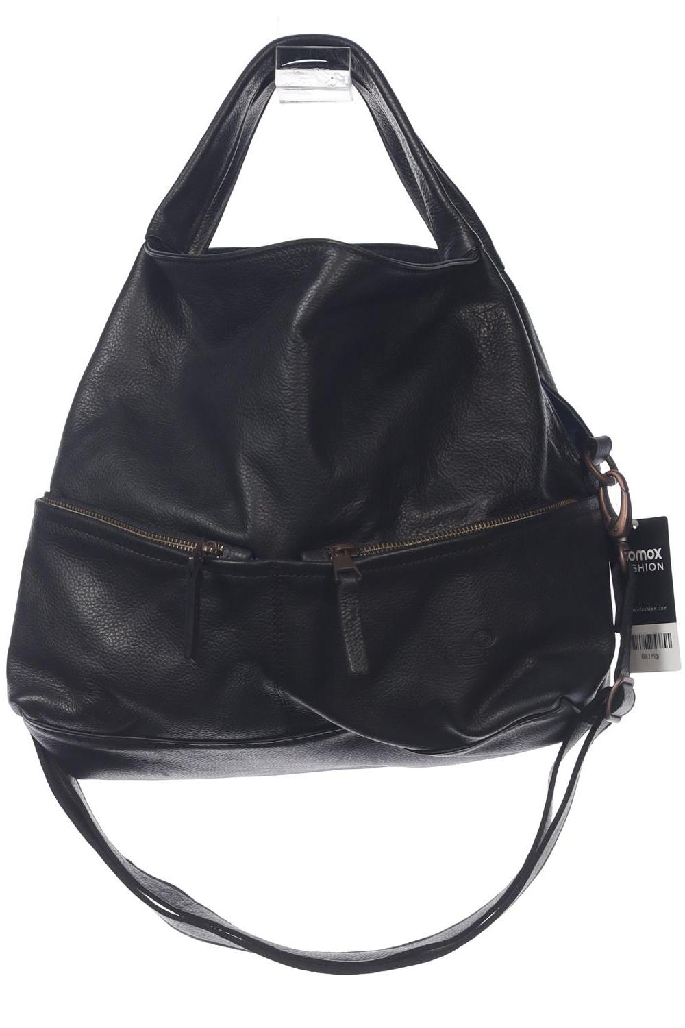 

Fred DE LA Bretoniere Damen Handtasche, schwarz, Gr.