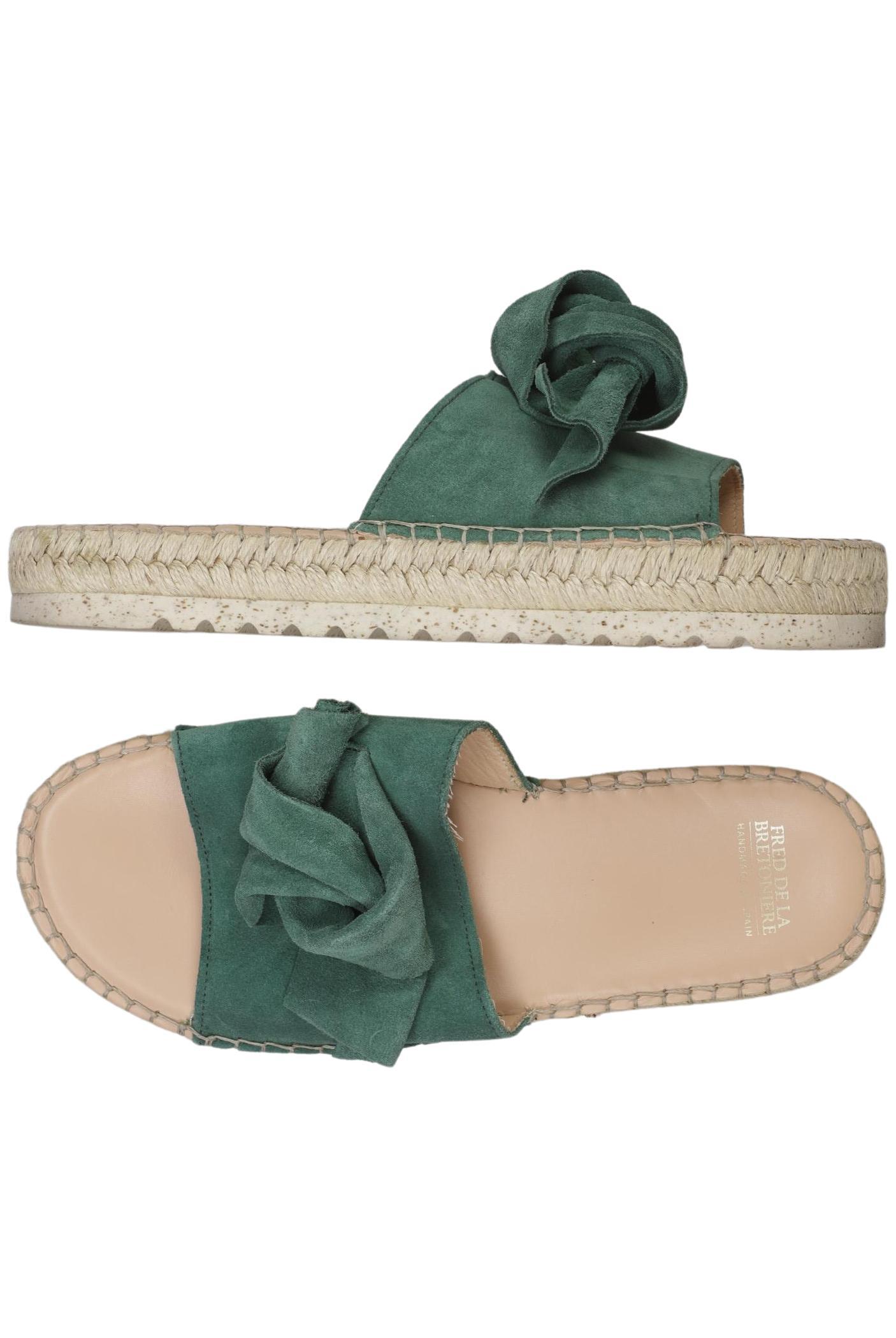 

Fred DE LA Bretoniere Damen Sandale, grün, Gr. 39.5