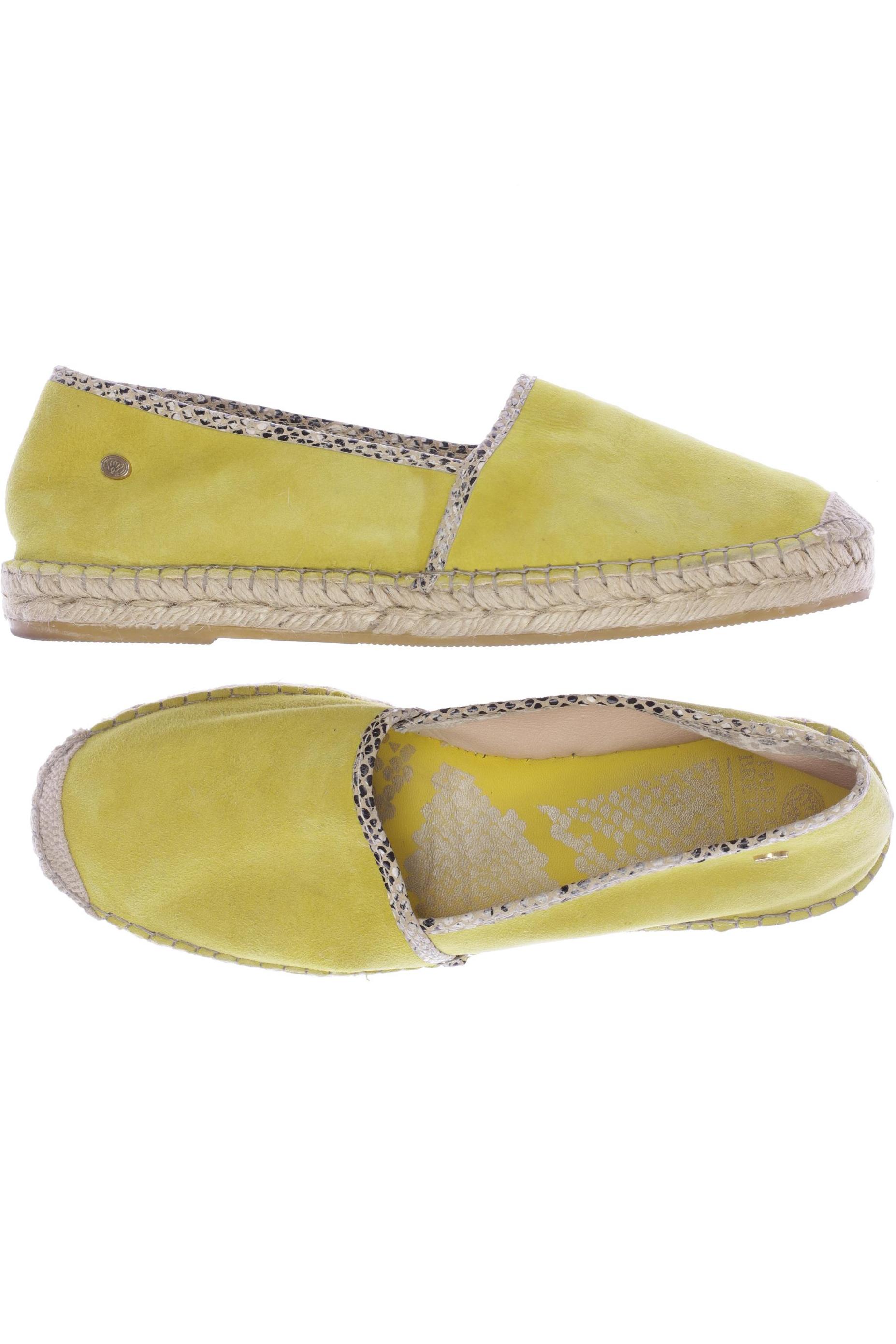 

Fred DE LA Bretoniere Damen Halbschuh, gelb, Gr. 39