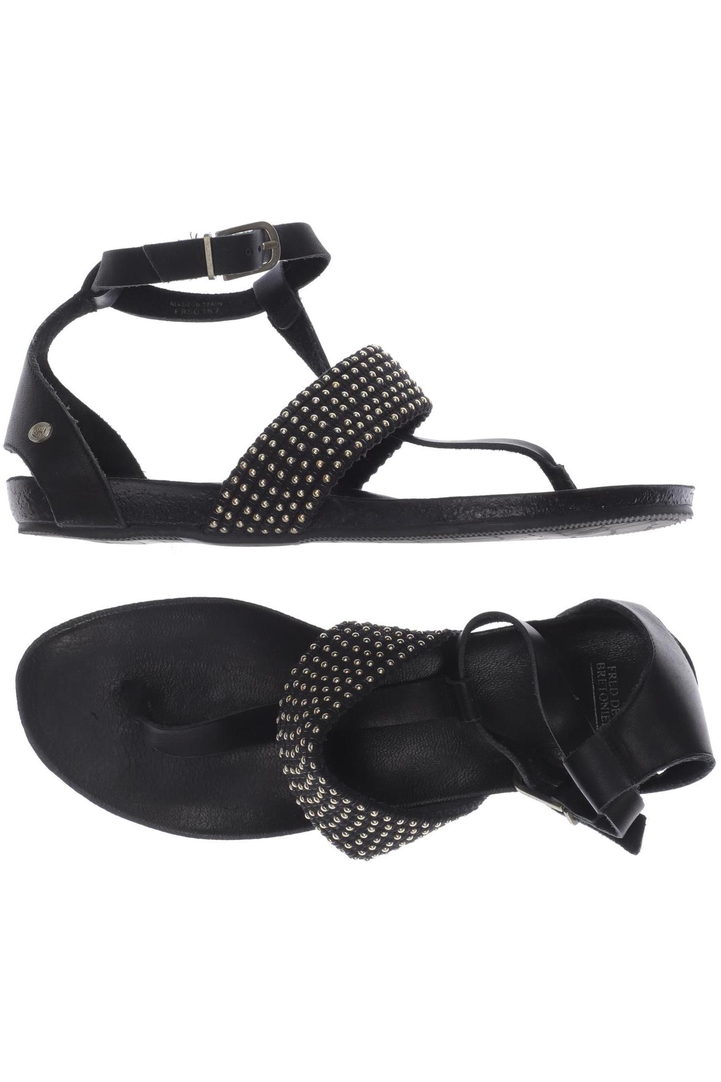 

Fred DE LA Bretoniere Damen Sandale, schwarz, Gr. 41