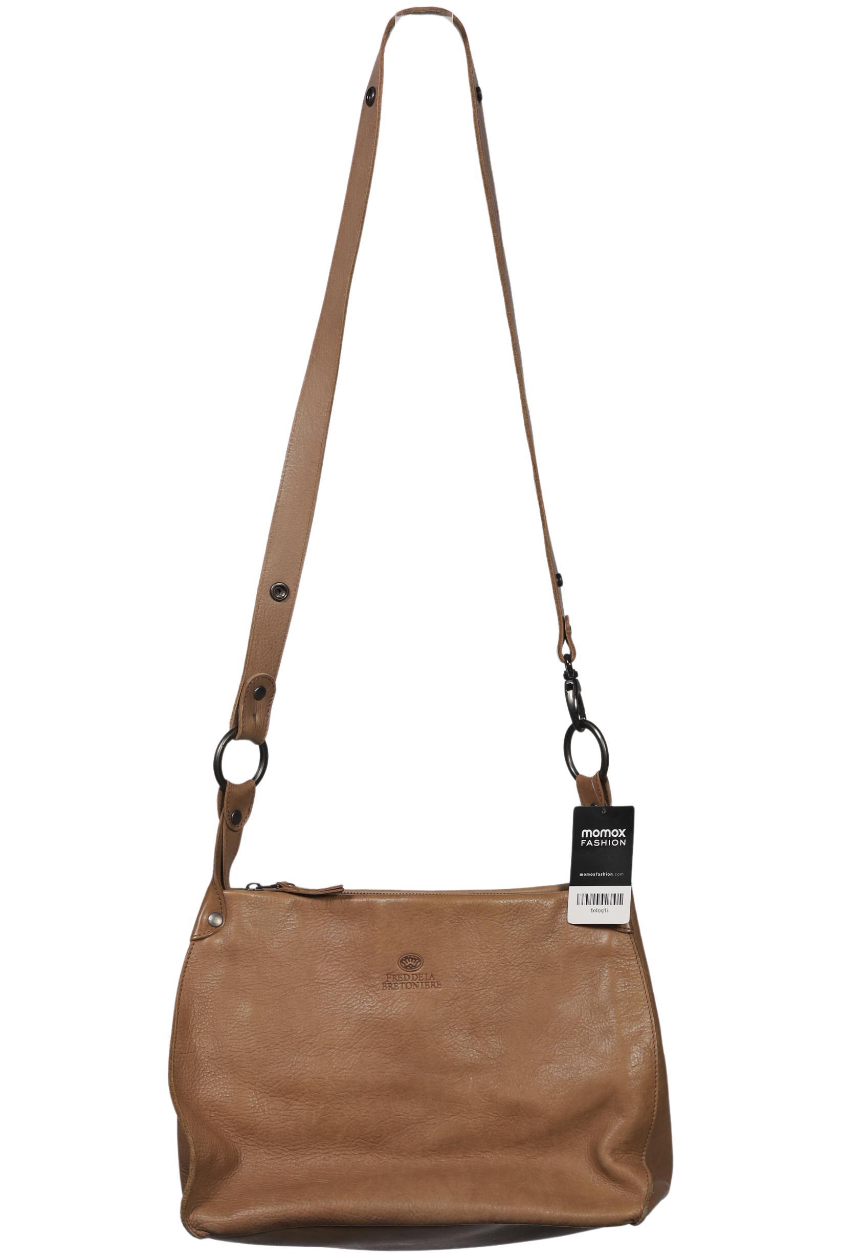 

Fred DE LA Bretoniere Damen Handtasche, braun, Gr.