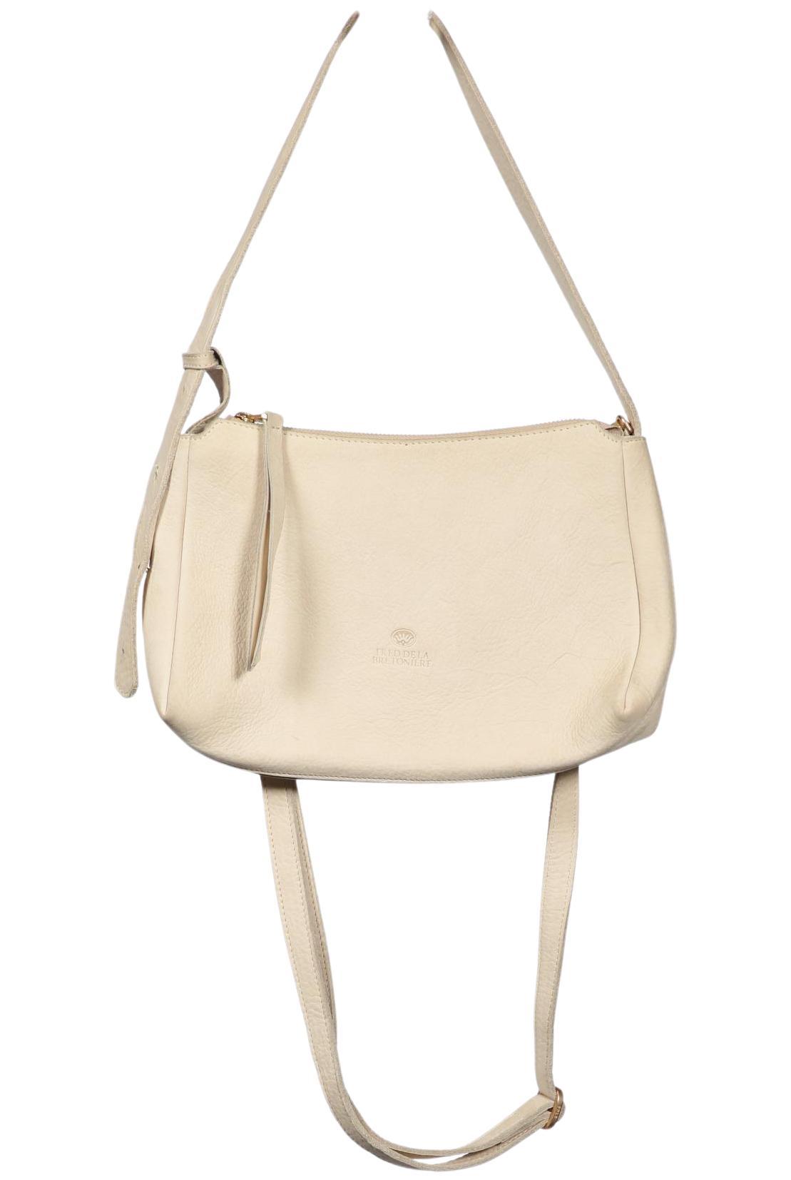 

Fred DE LA Bretoniere Damen Handtasche, beige, Gr.