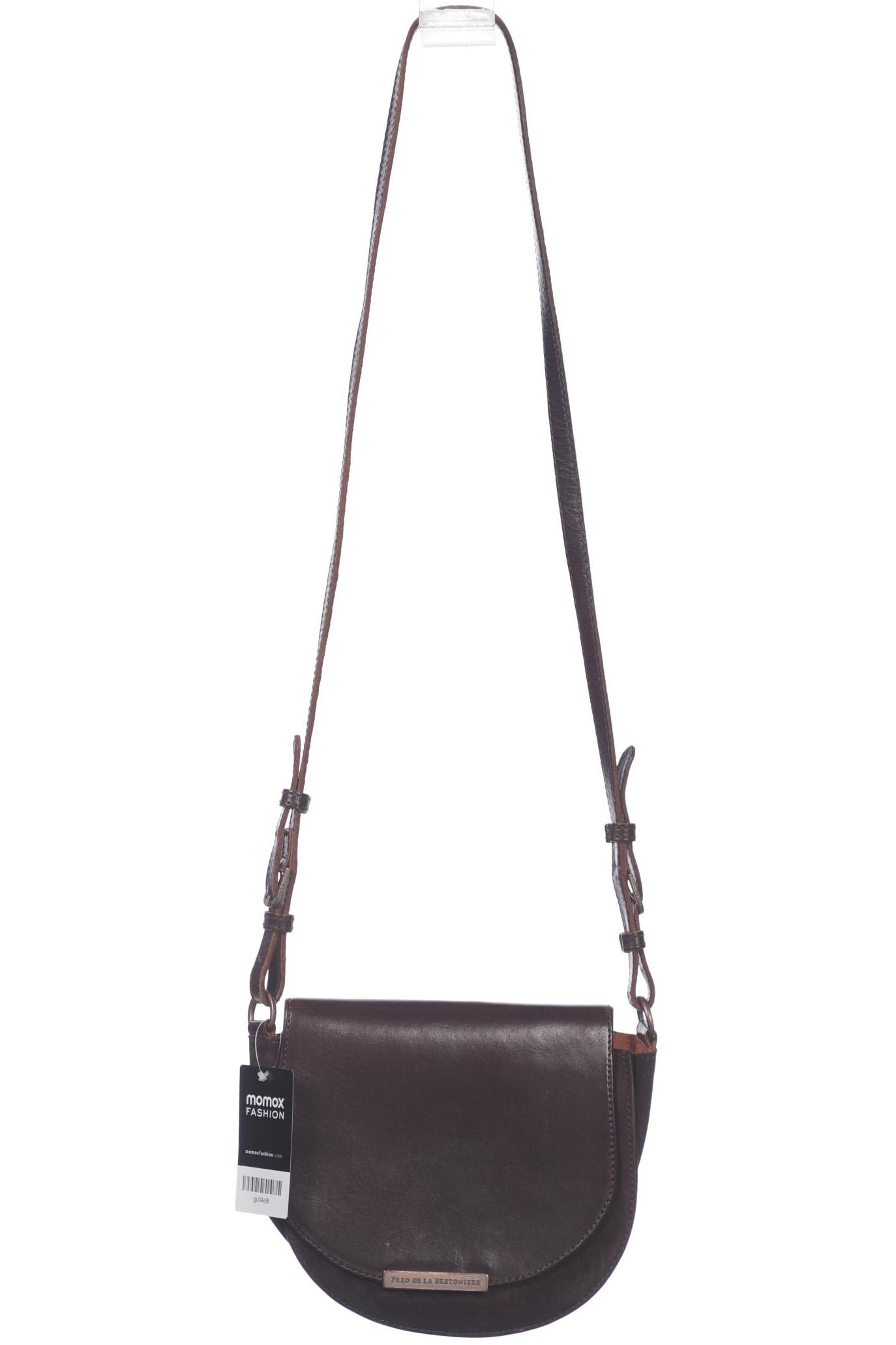 

Fred DE LA Bretoniere Damen Handtasche, braun, Gr.