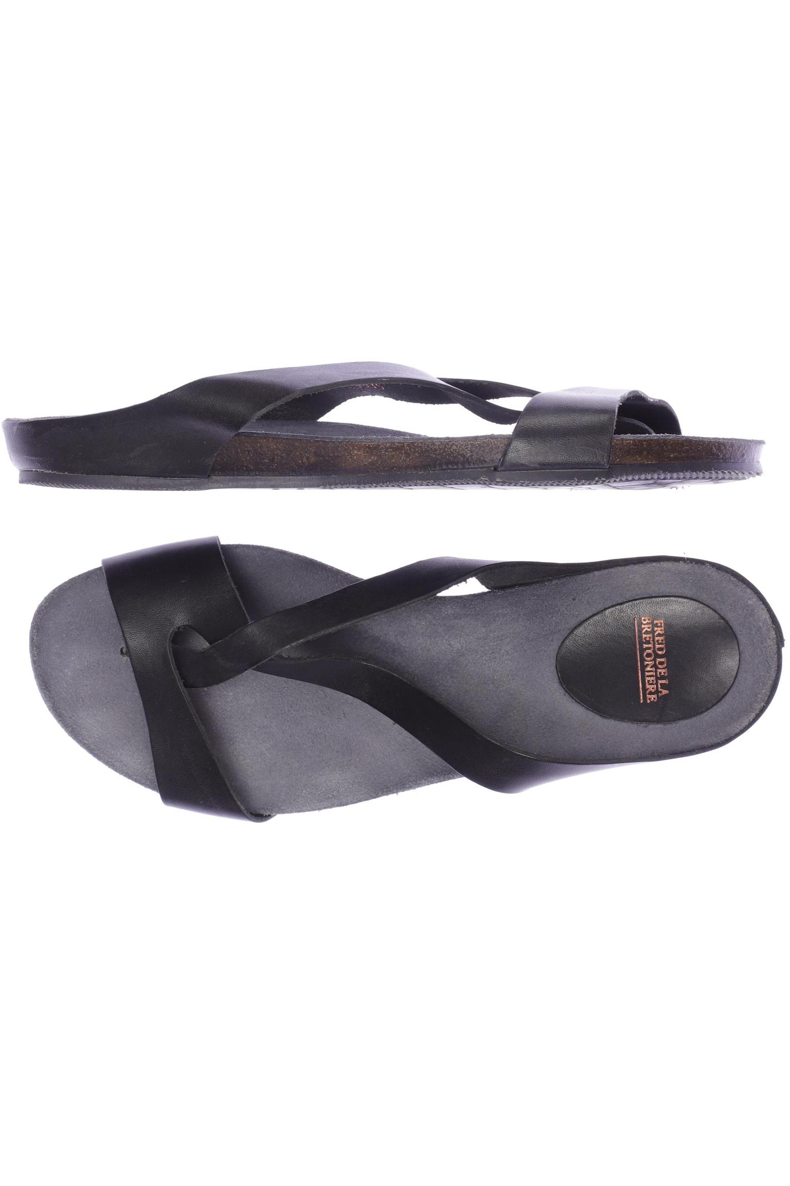 

Fred DE LA Bretoniere Damen Sandale, schwarz, Gr. 39