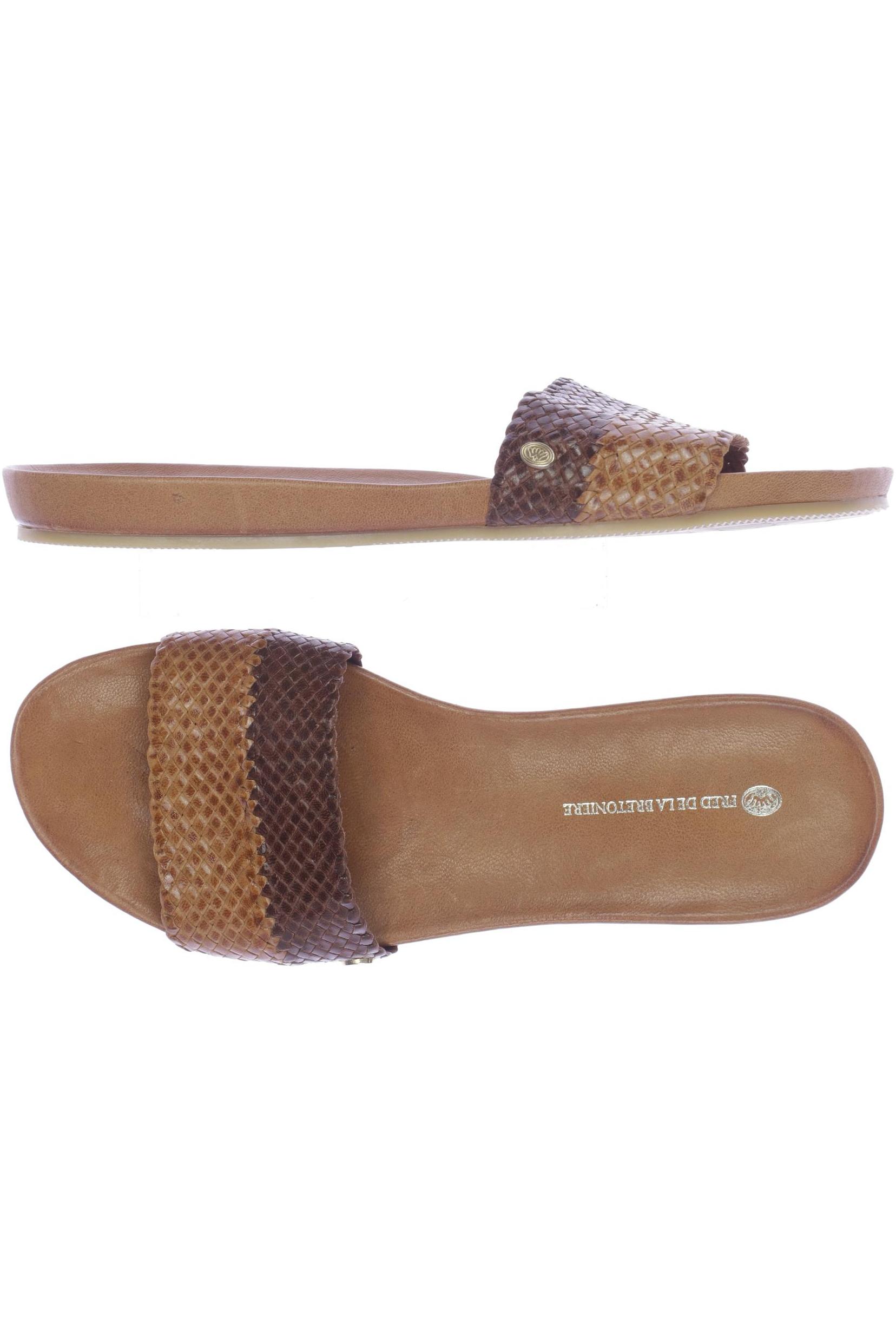 

Fred DE LA Bretoniere Damen Sandale, braun, Gr. 41