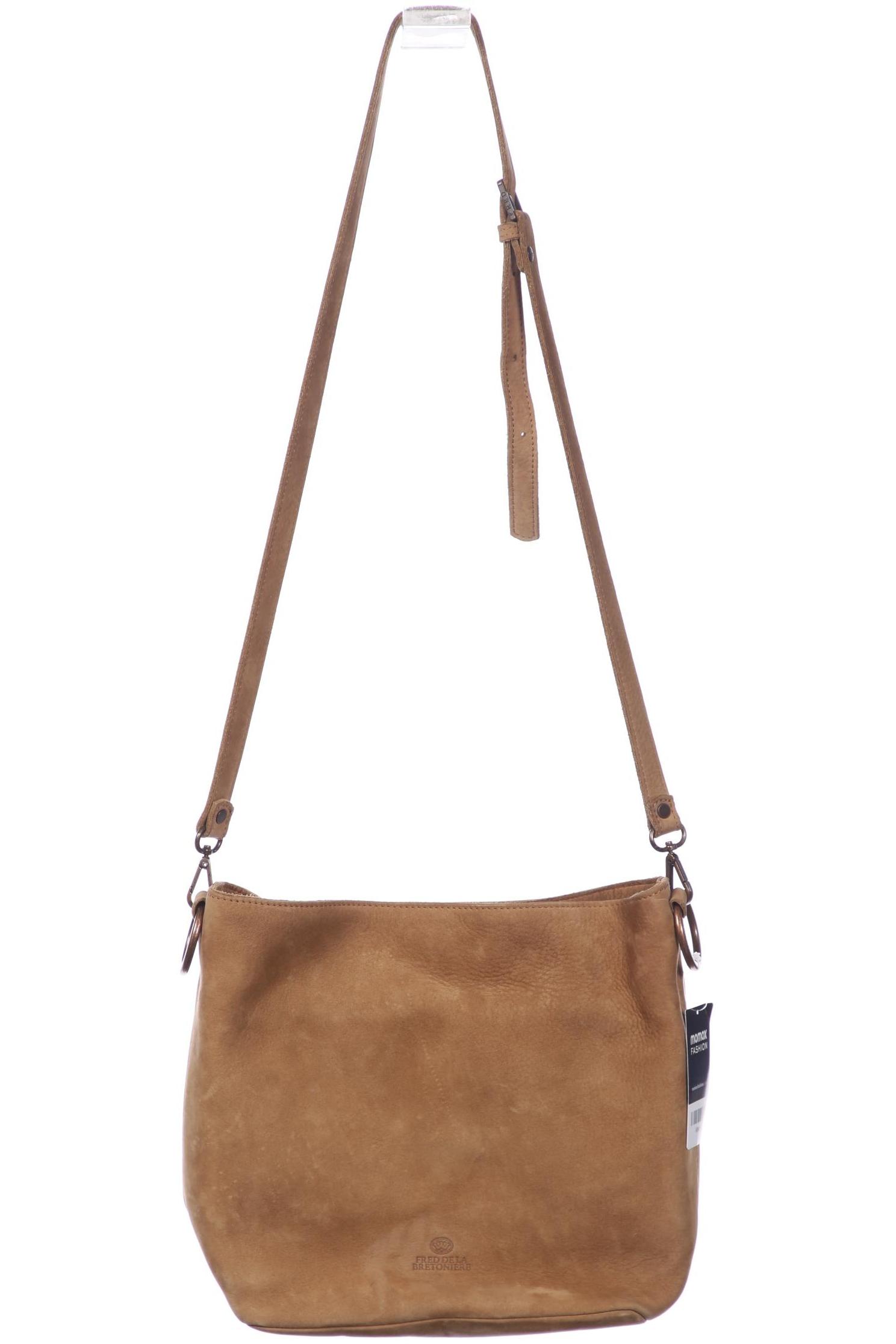 

Fred DE LA Bretoniere Damen Handtasche, braun, Gr.