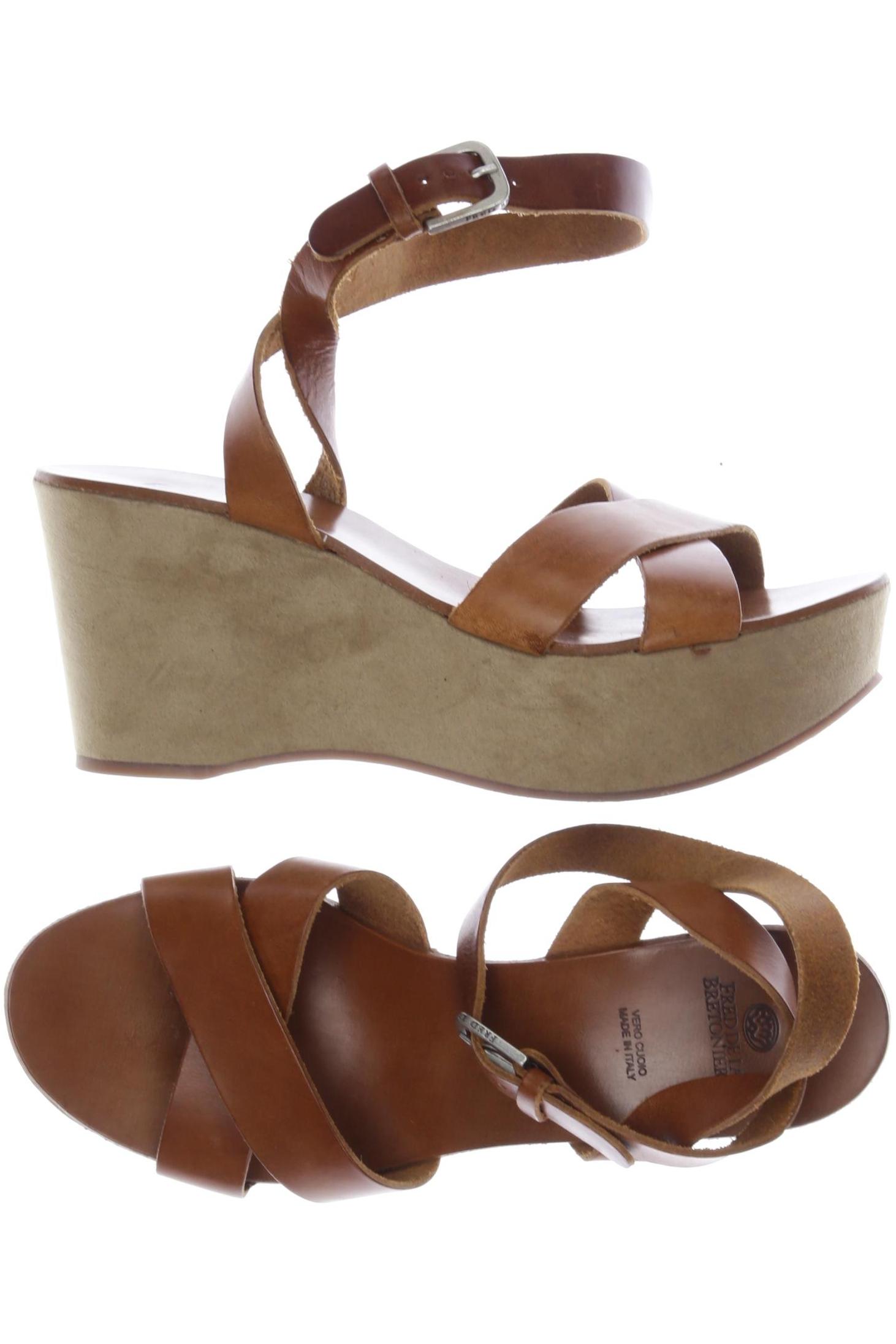 

Fred DE LA Bretoniere Damen Sandale, braun, Gr. 39