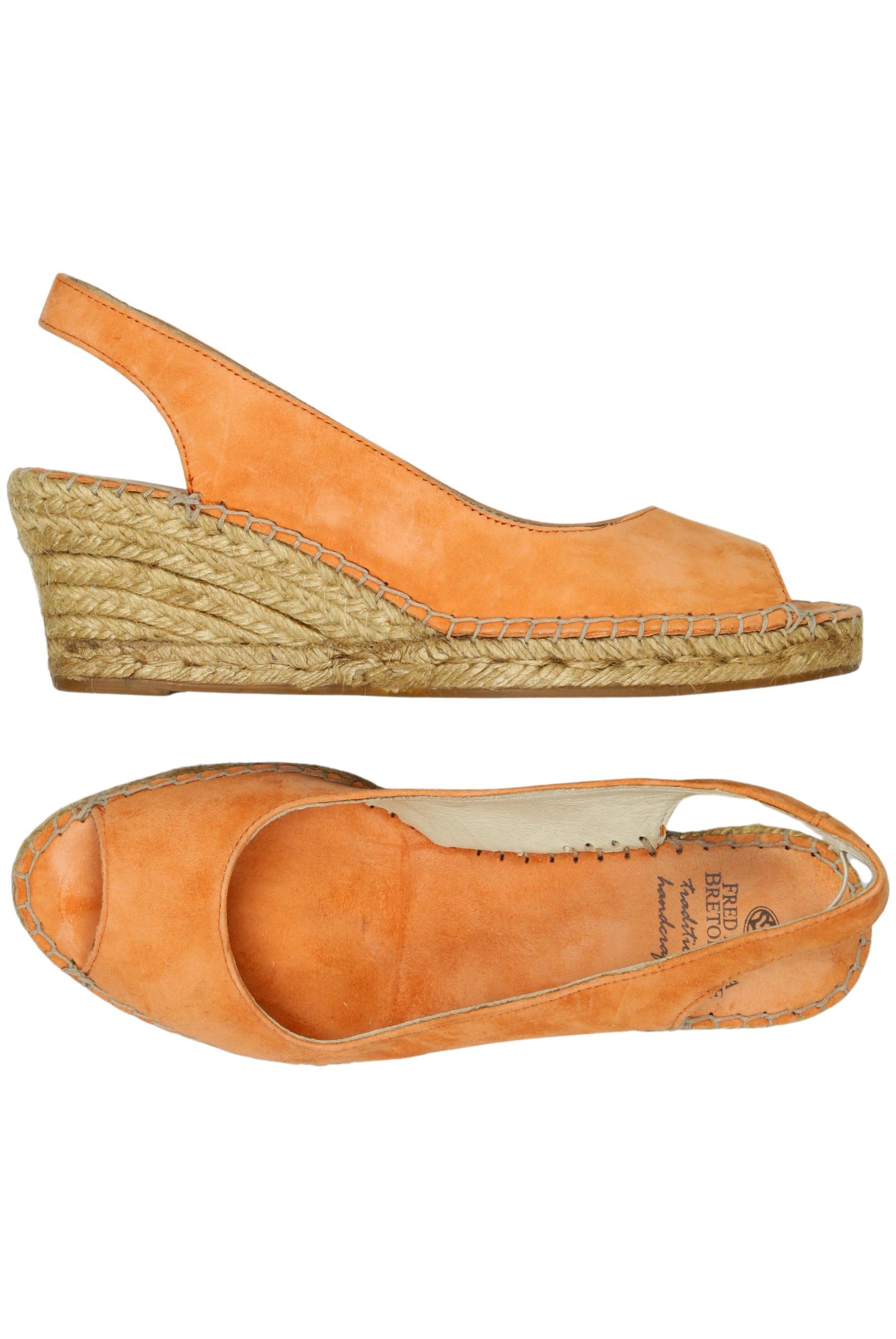 

Fred DE LA Bretoniere Damen Sandale, orange, Gr. 39