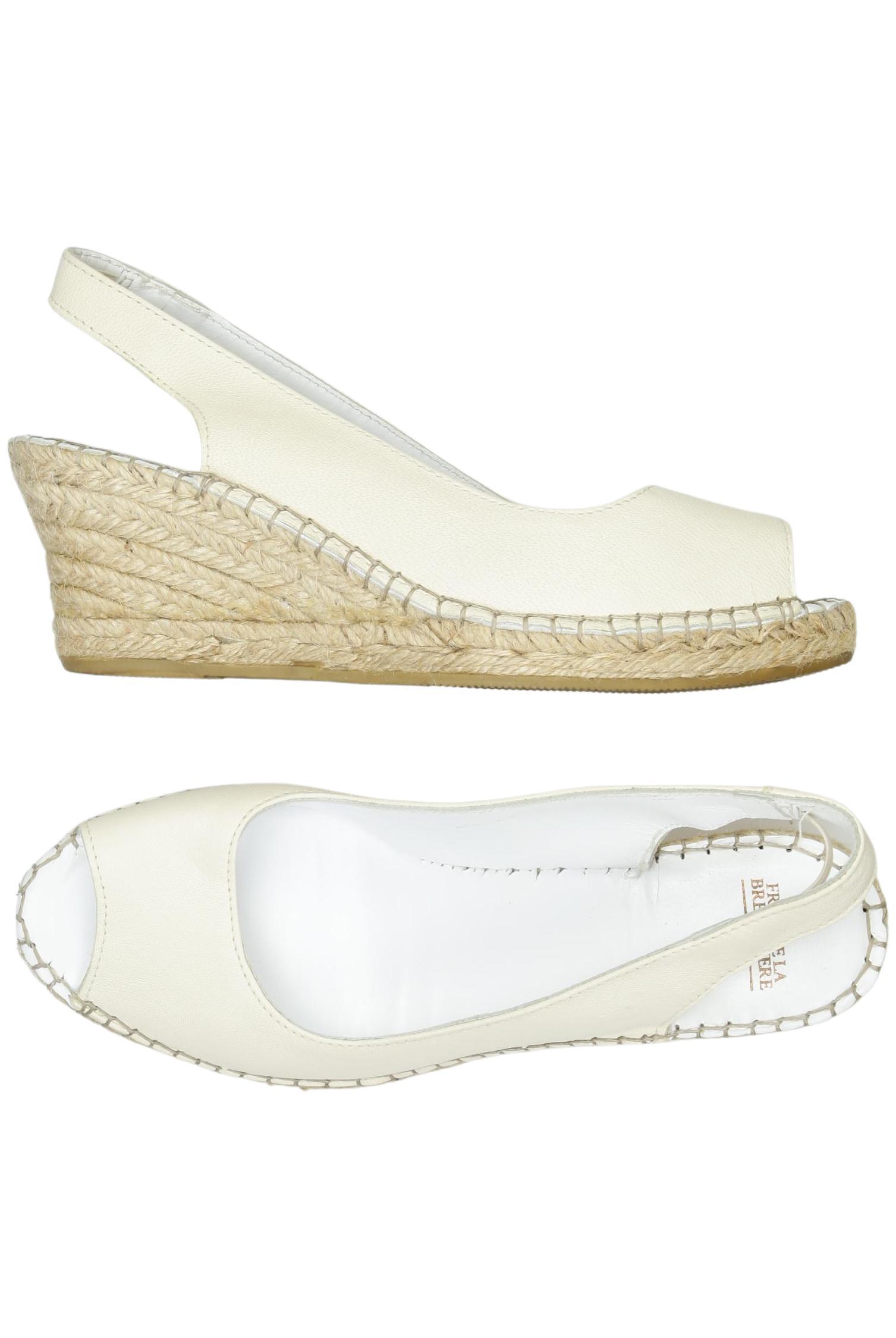 

Fred DE LA Bretoniere Damen Sandale, cremeweiß, Gr. 38