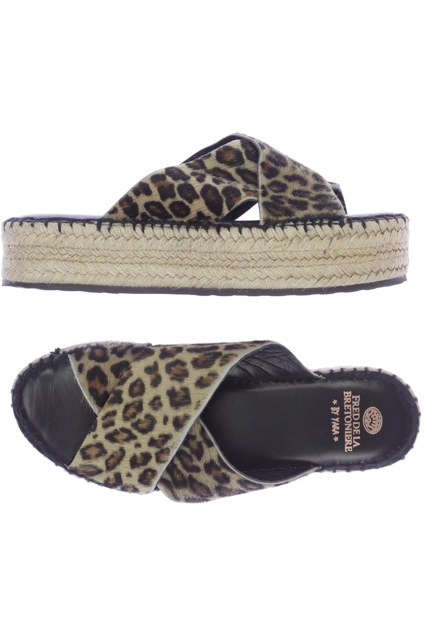 

Fred DE LA Bretoniere Damen Sandale, beige, Gr. 38