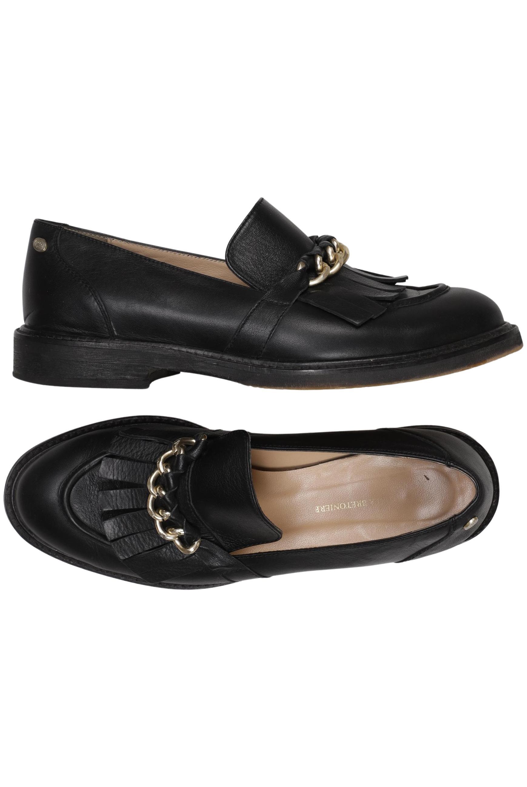 

Fred DE LA Bretoniere Damen Halbschuh, schwarz, Gr. 39