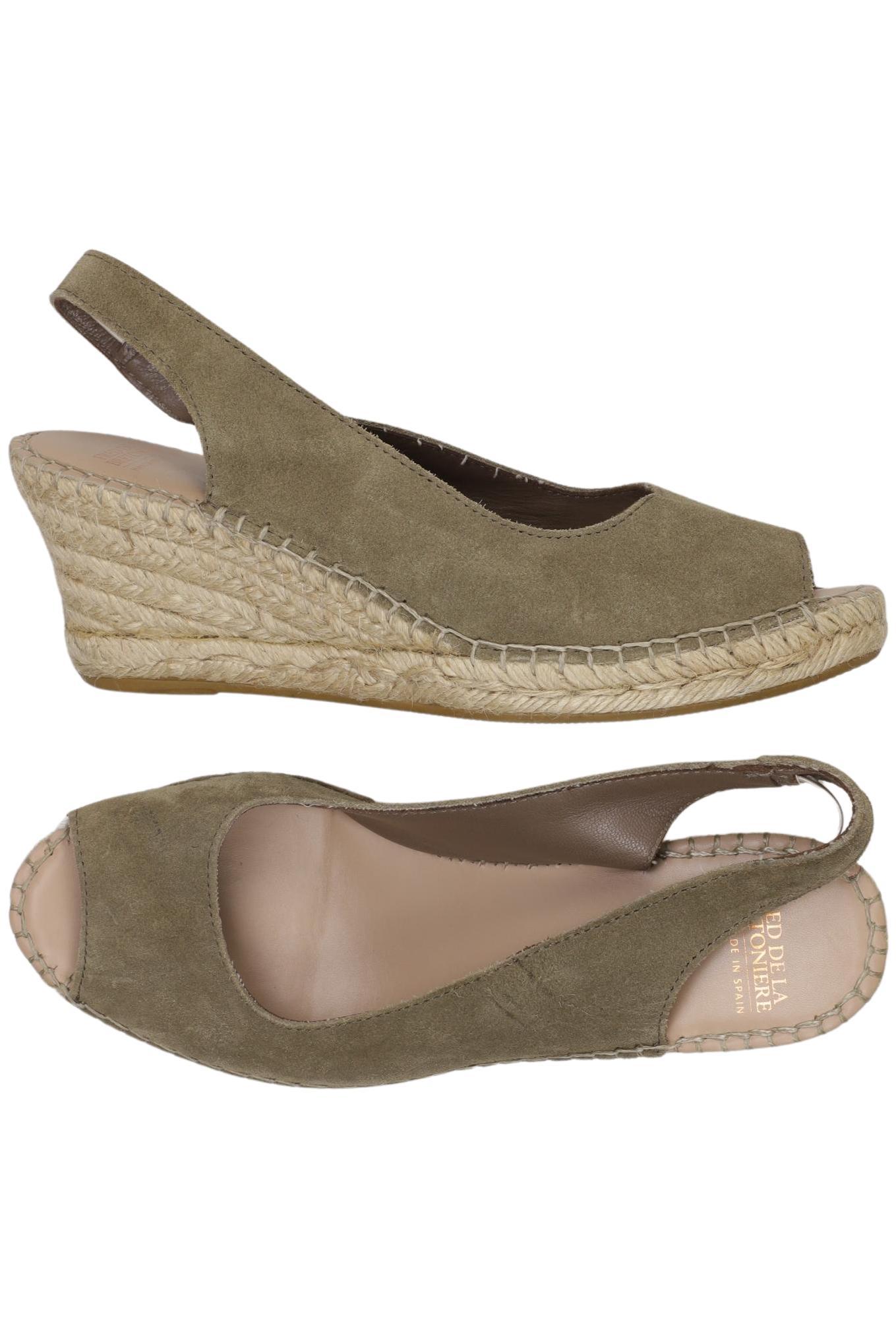 

Fred DE LA Bretoniere Damen Sandale, grün, Gr. 38