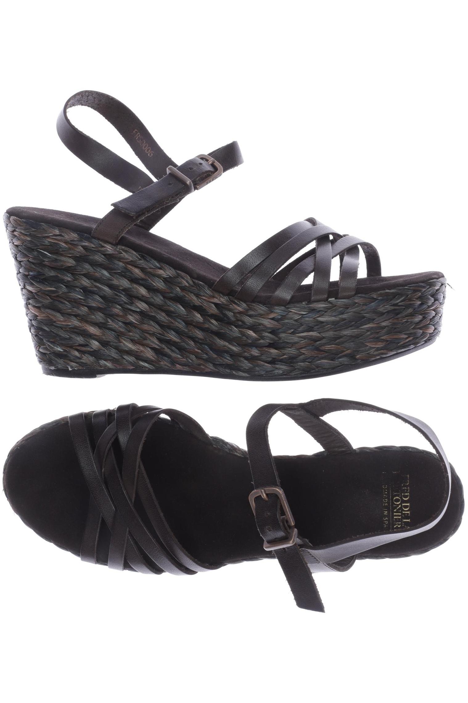 

Fred DE LA Bretoniere Damen Sandale, braun, Gr. 40
