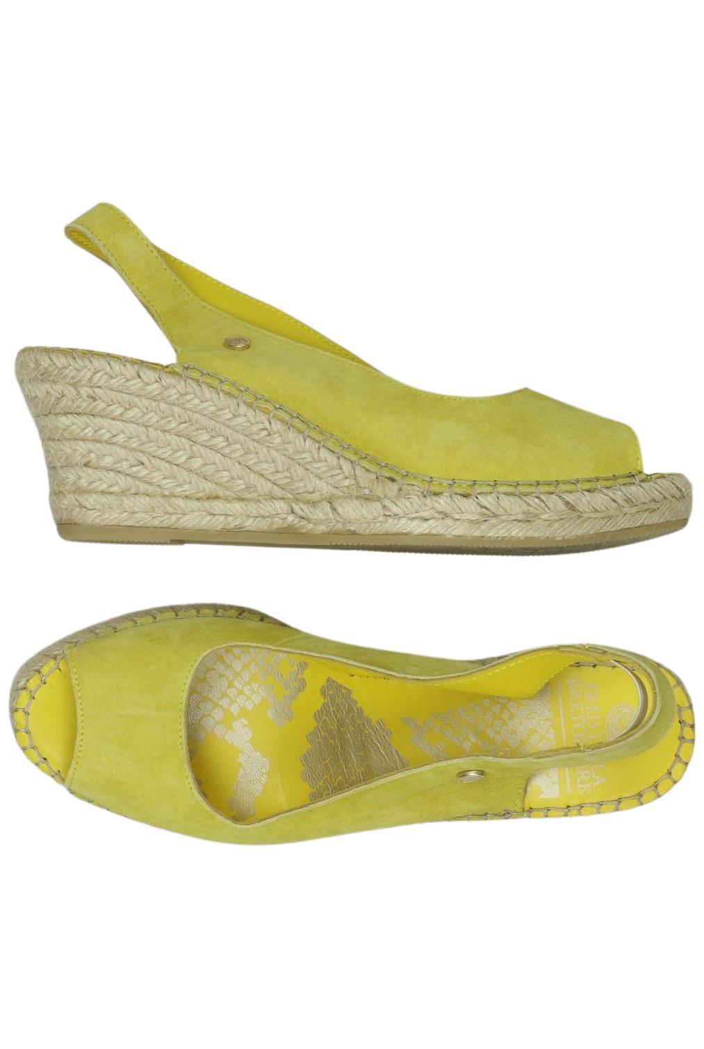 

Fred DE LA Bretoniere Damen Sandale, gelb, Gr. 39