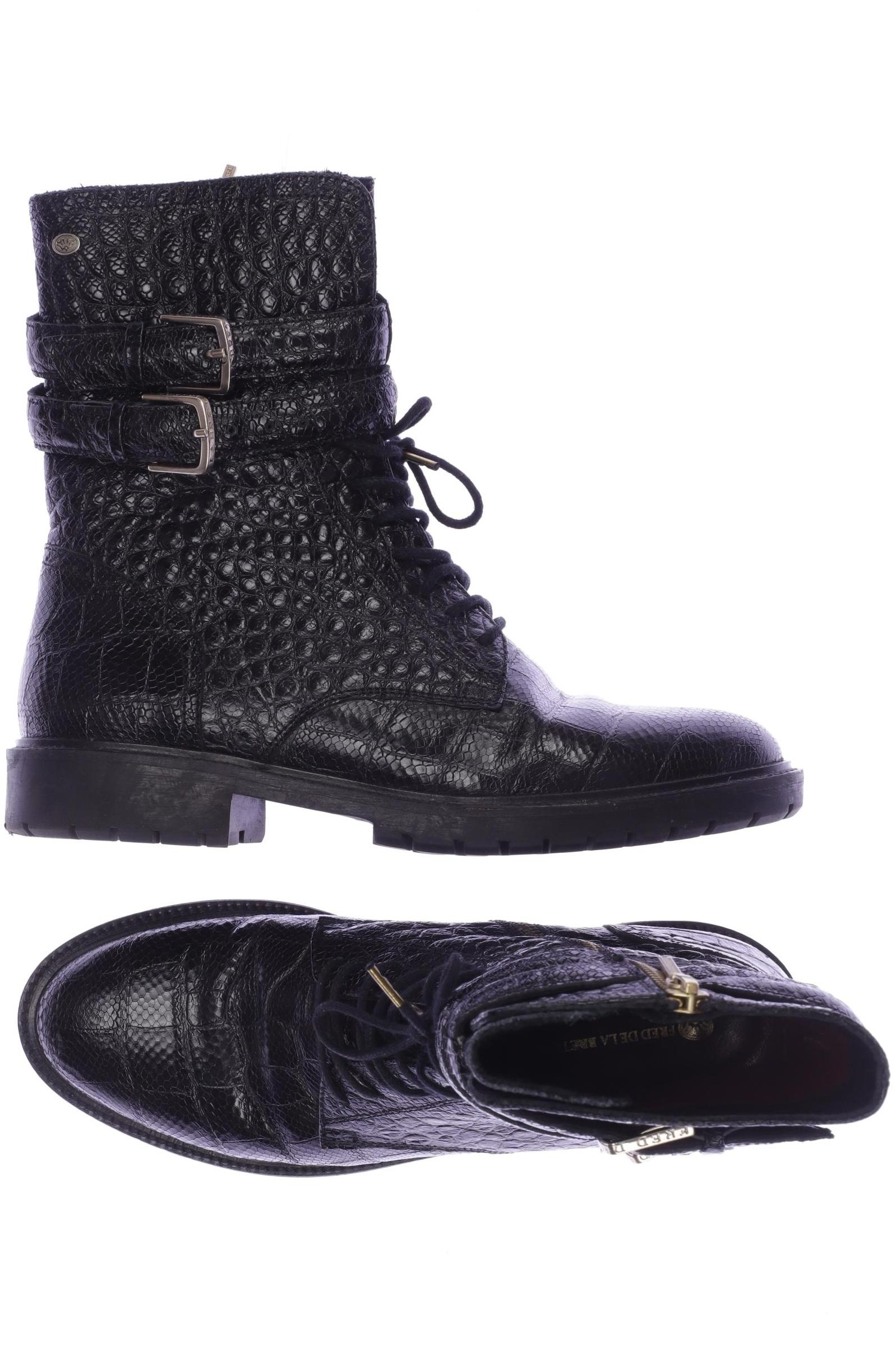 

Fred DE LA Bretoniere Damen Stiefelette, schwarz, Gr. 37