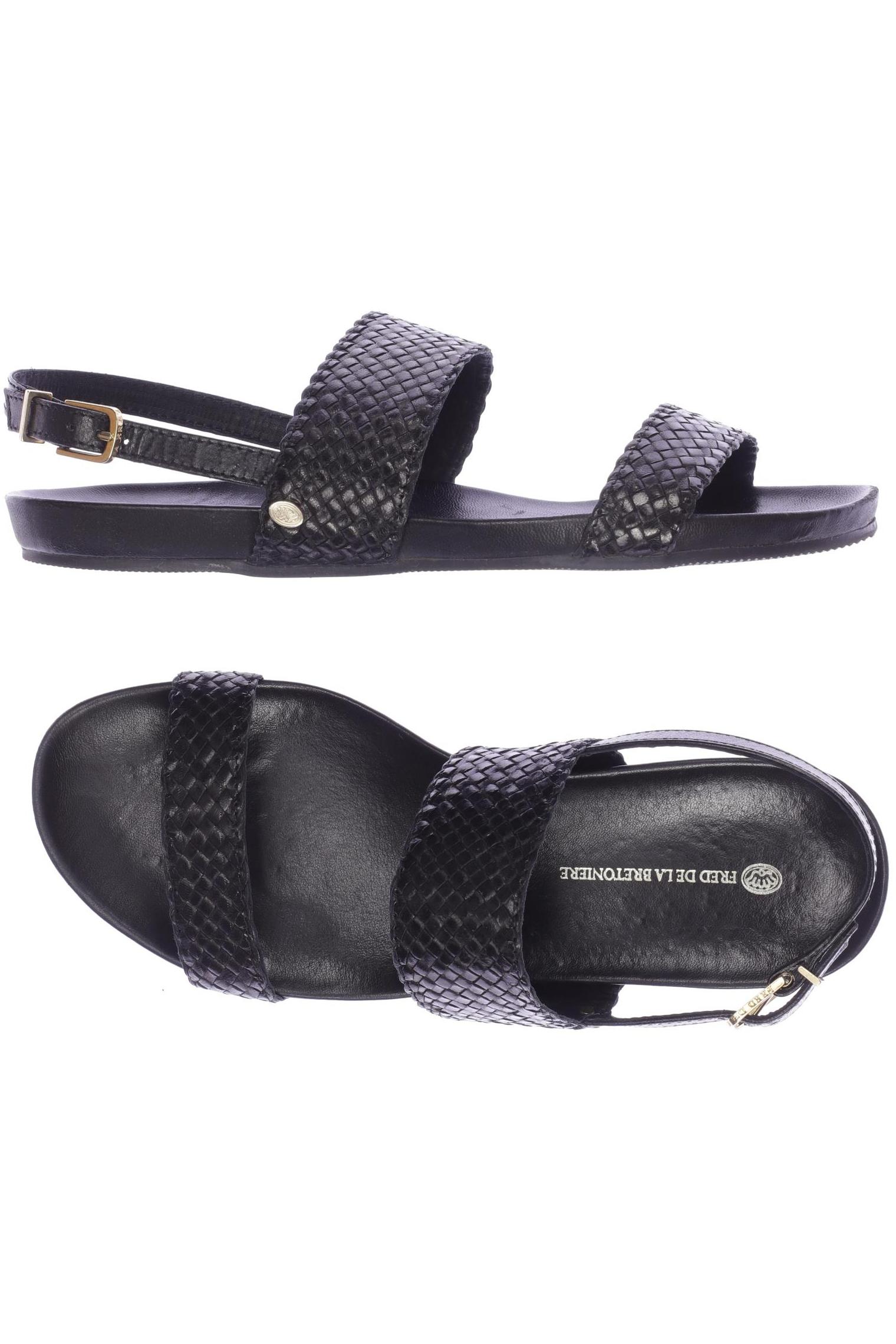 

Fred DE LA Bretoniere Damen Sandale, schwarz, Gr. 40
