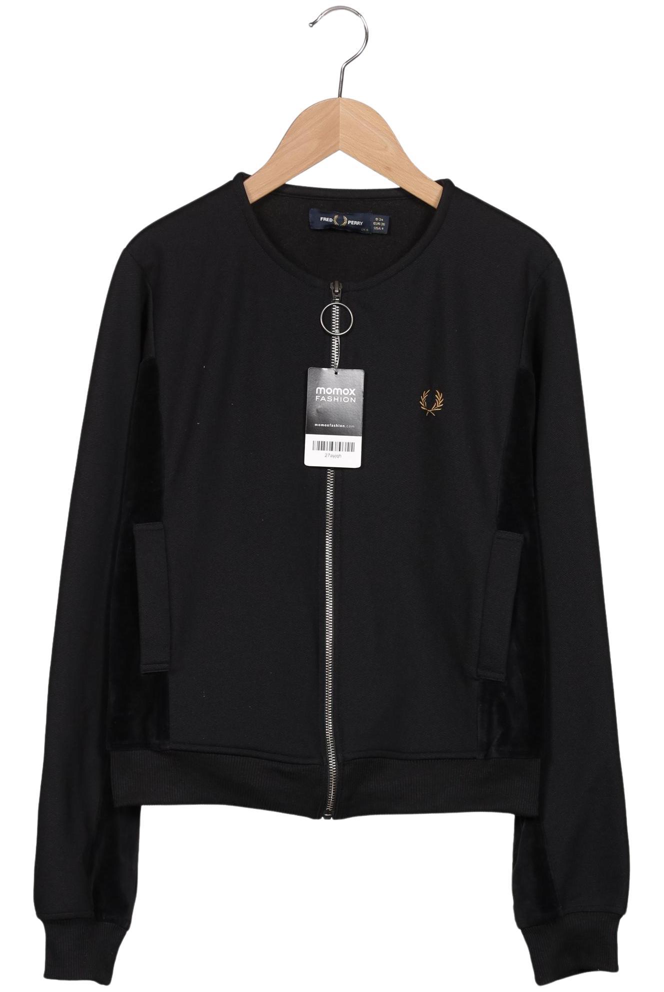 

Fred Perry Damen Strickjacke, schwarz, Gr. 34