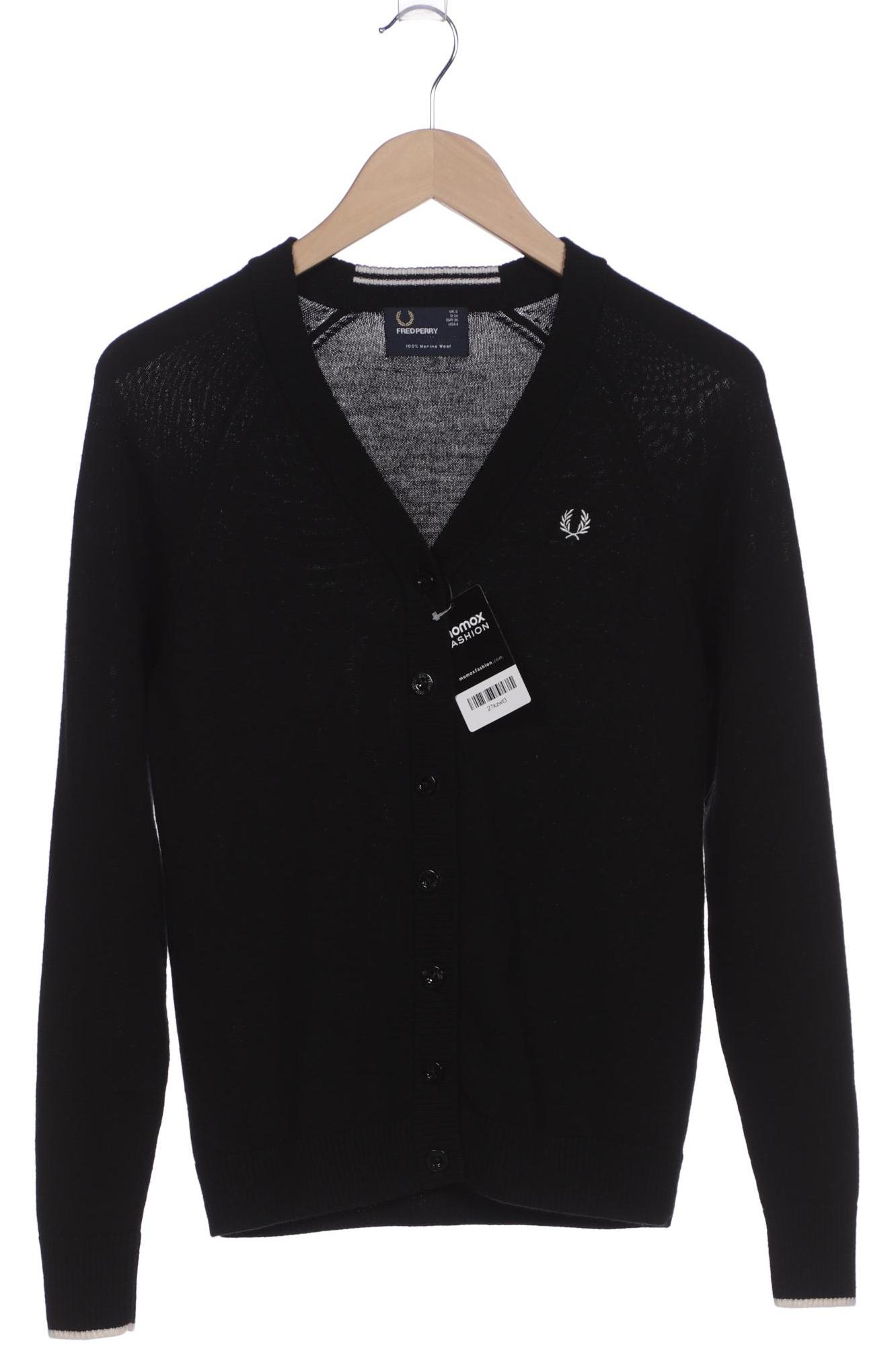 

Fred Perry Damen Strickjacke, schwarz, Gr. 34