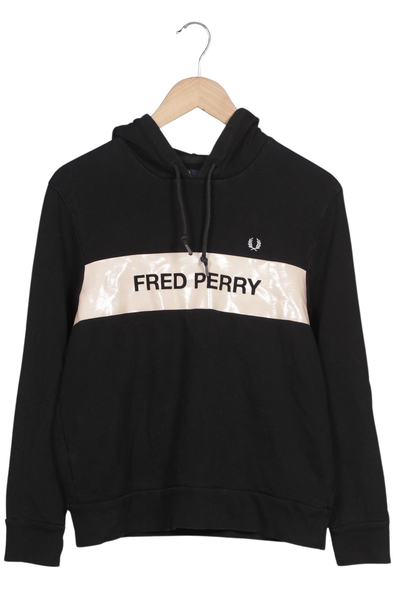 

Fred Perry Damen Kapuzenpullover, schwarz, Gr. 34