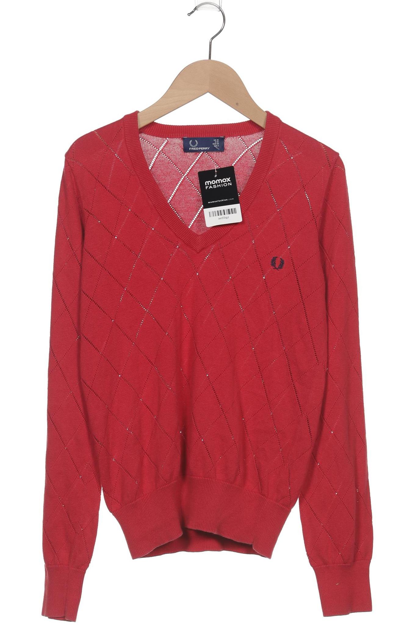 

Fred Perry Damen Pullover, rot, Gr. 38