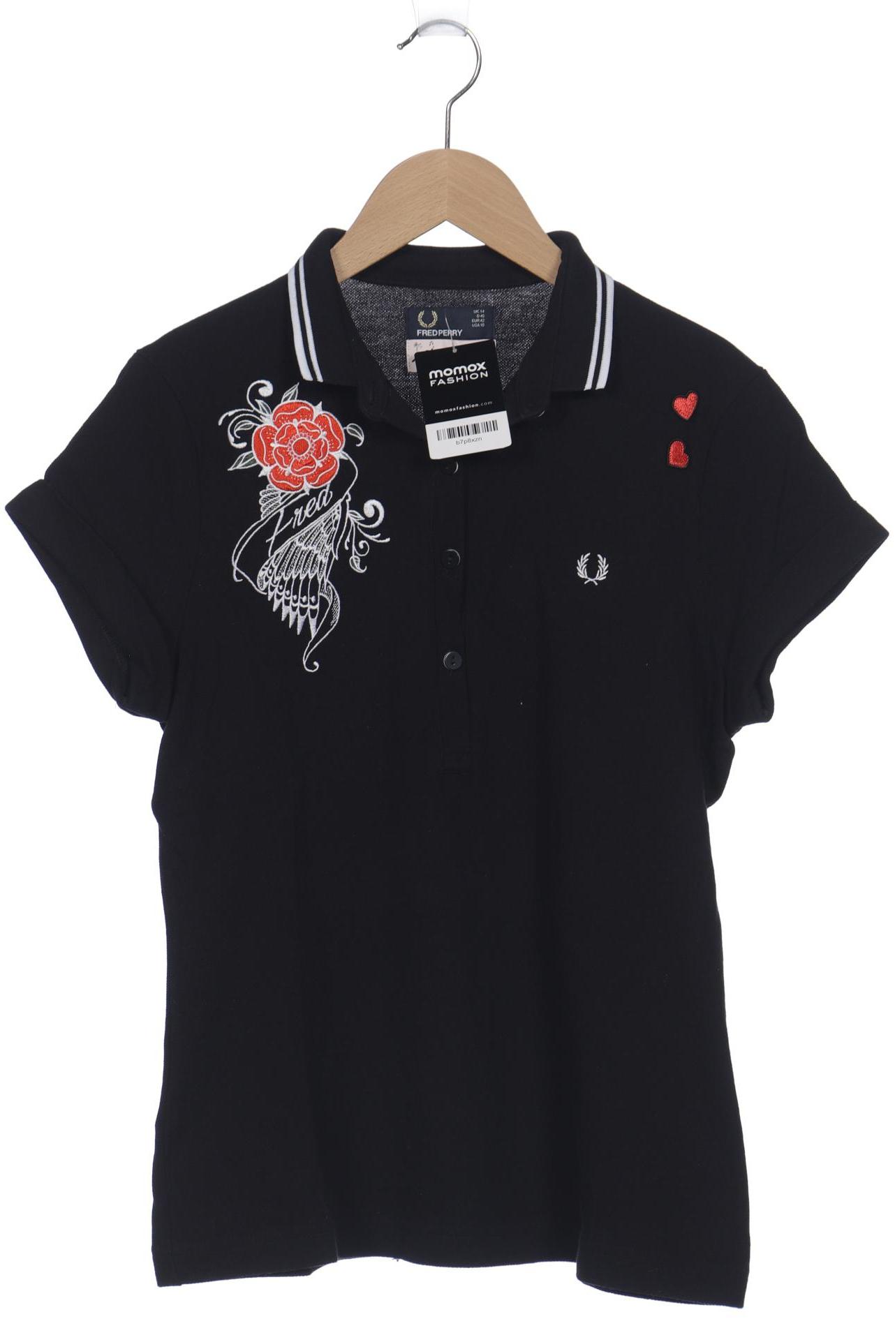 

Fred Perry Damen Poloshirt, schwarz