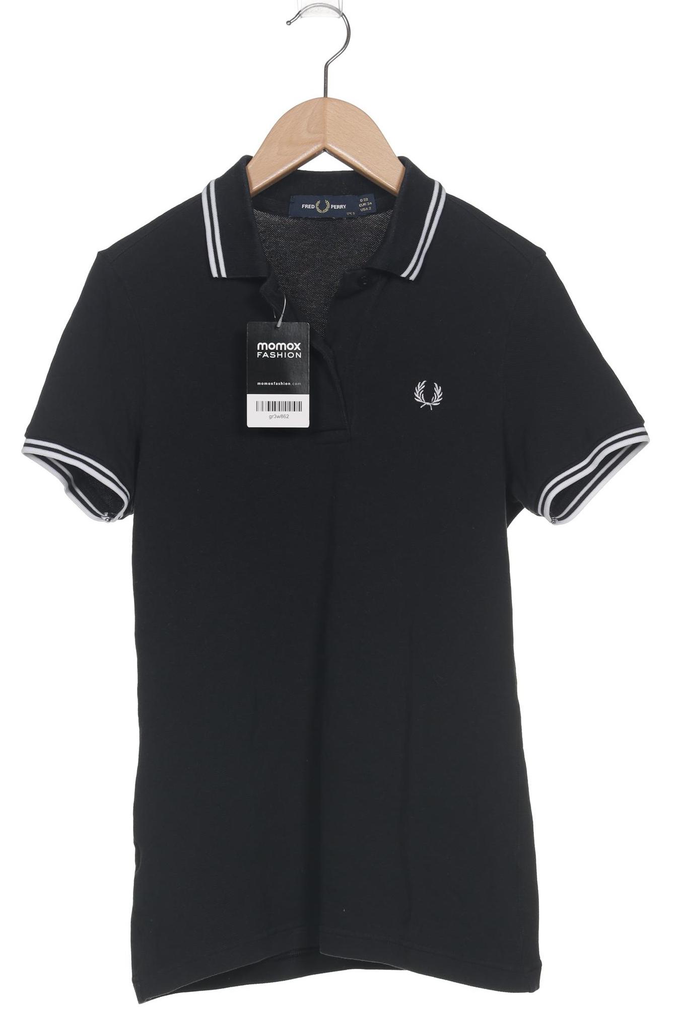 

Fred Perry Damen Poloshirt, schwarz, Gr. 34